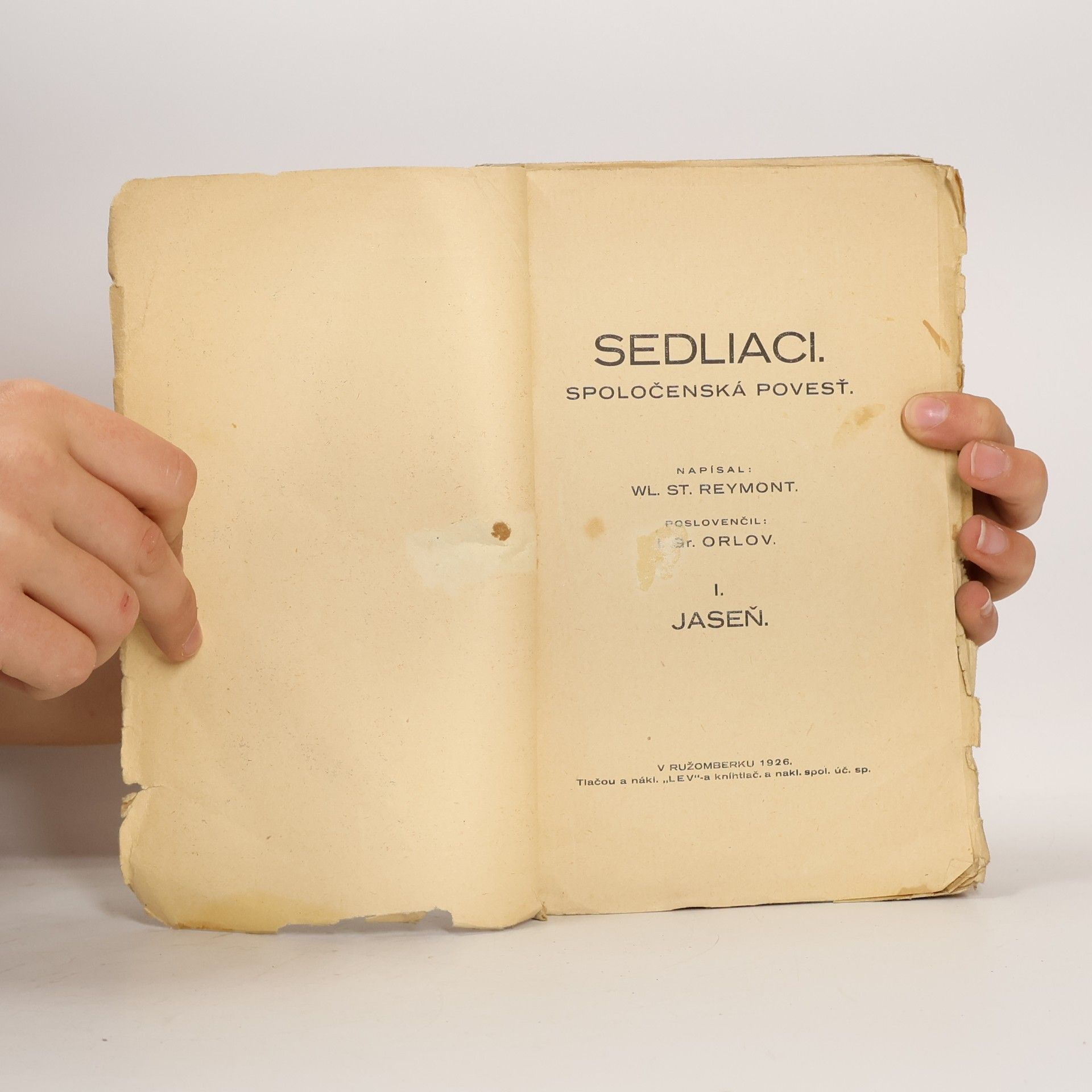 Wl. St. Reymont Sedliaci 1. Jeseň