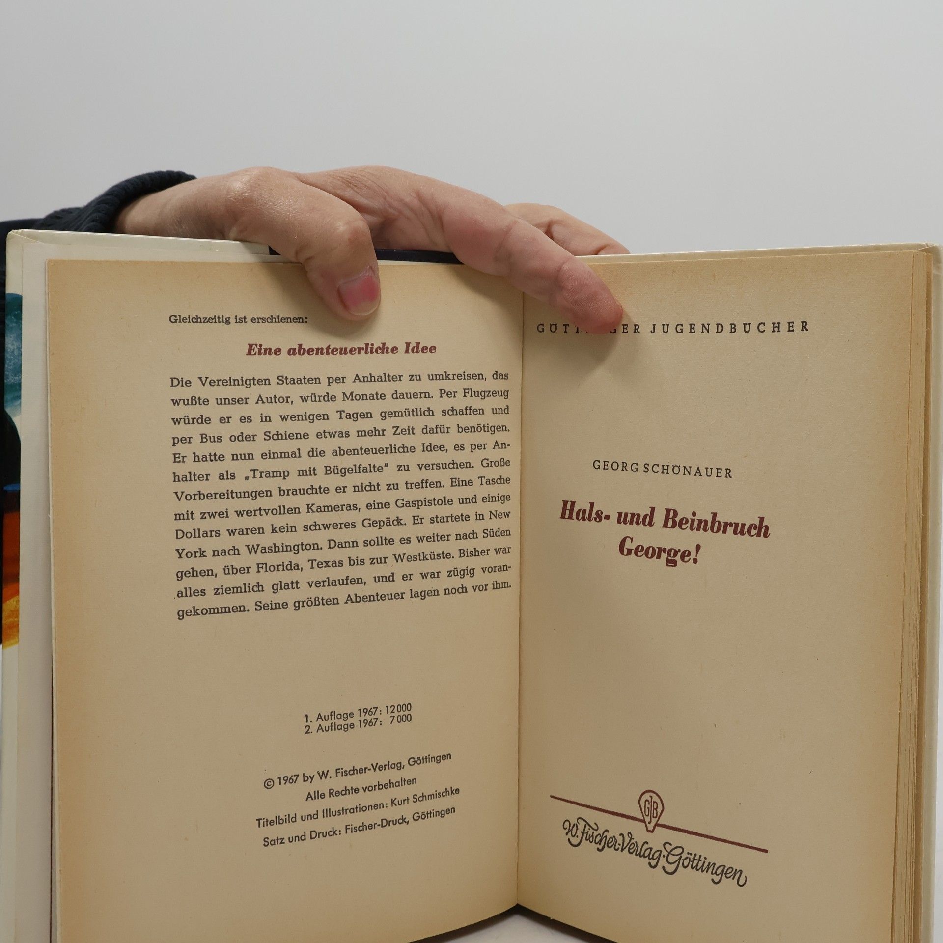 Georg Schönauer Hals und Beinbruch. George!