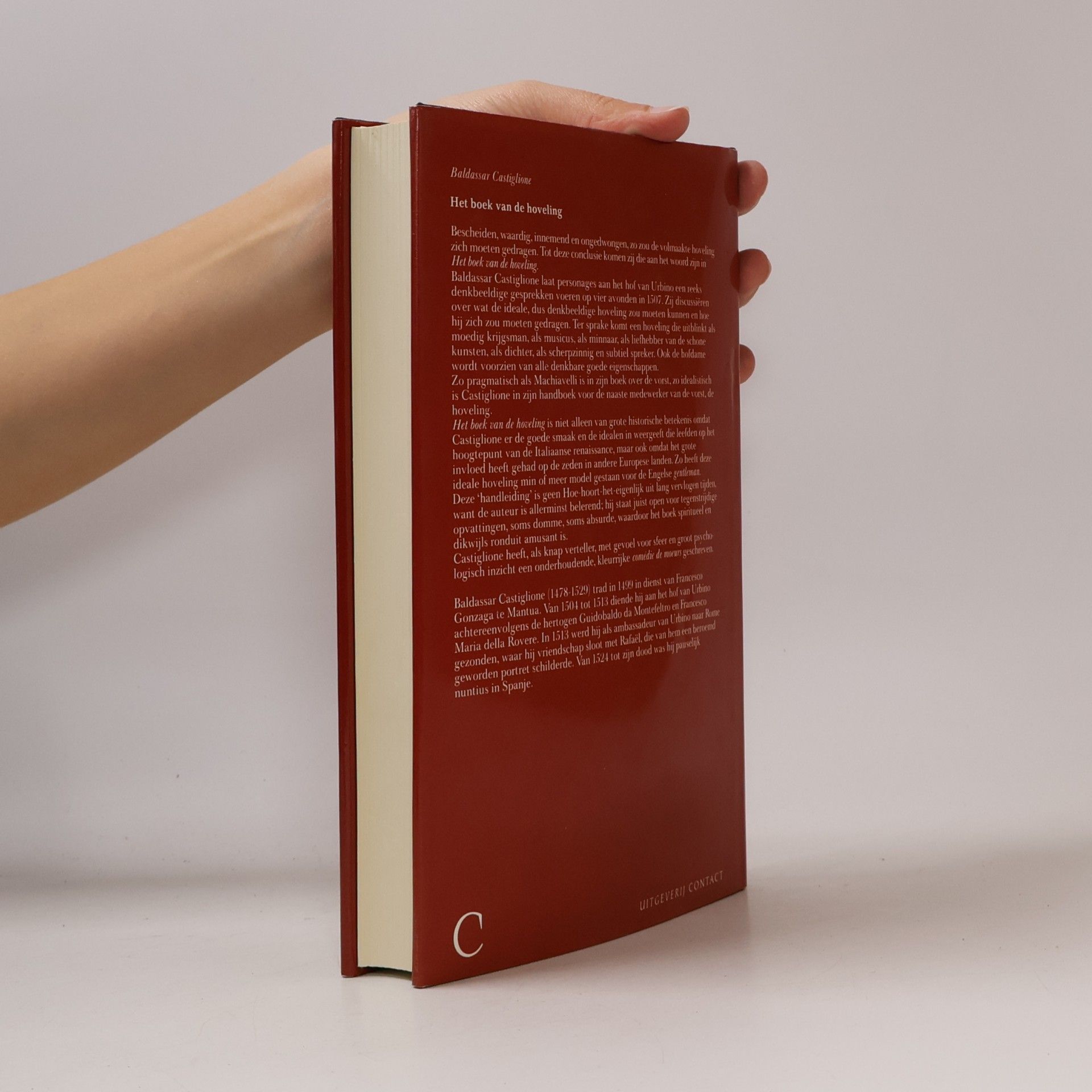 Baldassar Castiglione Het boek van de hoveling
