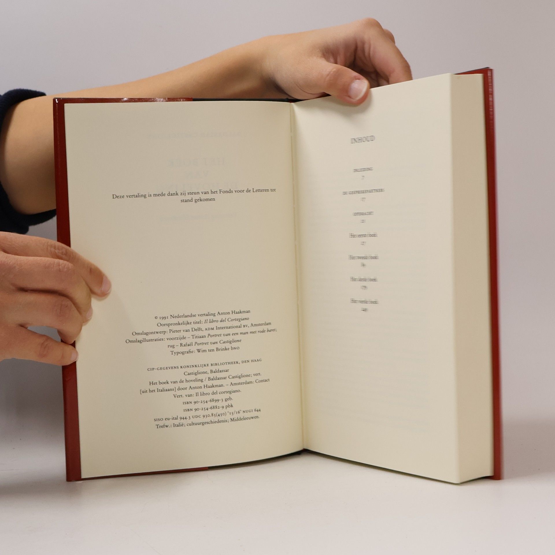 Baldassar Castiglione Het boek van de hoveling