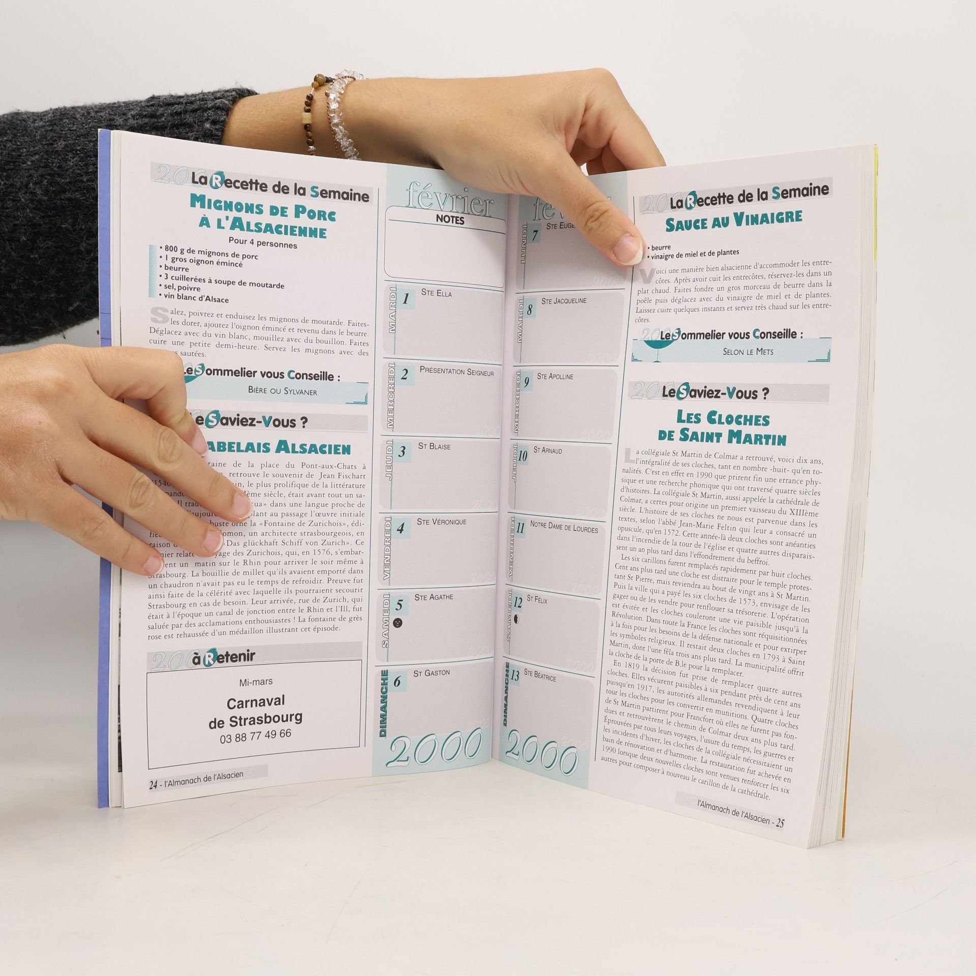 Various authors Les Almanachs des Terroirs de France: L'Almanach de l'Alsacien 2000