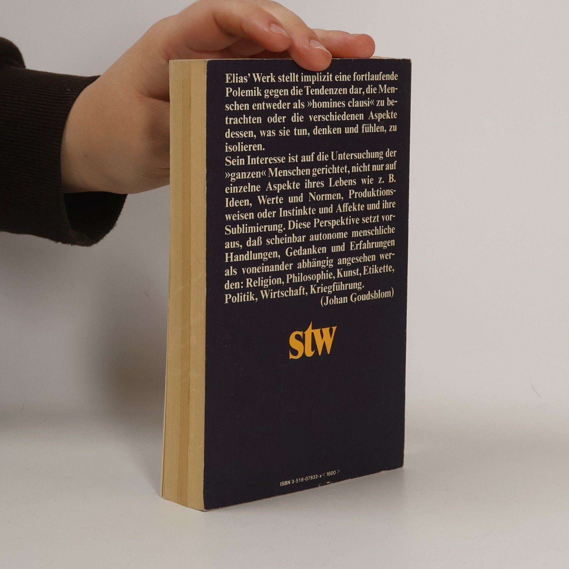 Peter Reinhart Gleichmann Suhrkamp Taschenbuch Wissenschaft - 233: Materialien zu Norbert Elias' Zivilisationstheorie