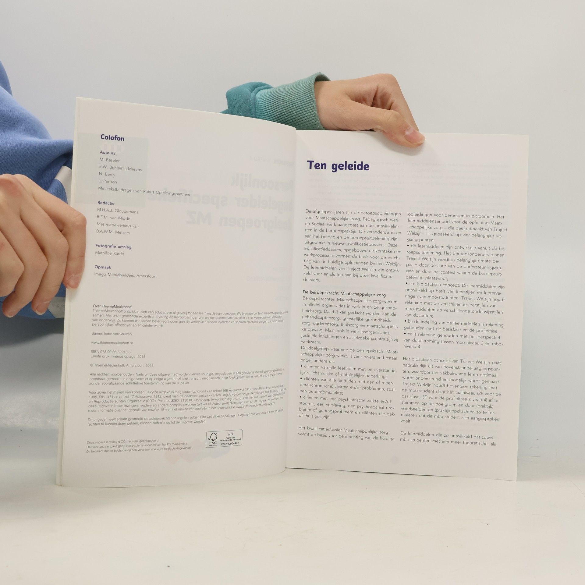 M.C. Baseler Traject Welzijn: Persoonlijk begeleider specifieke doelgroepen MZ Theorieboek Niveau 4