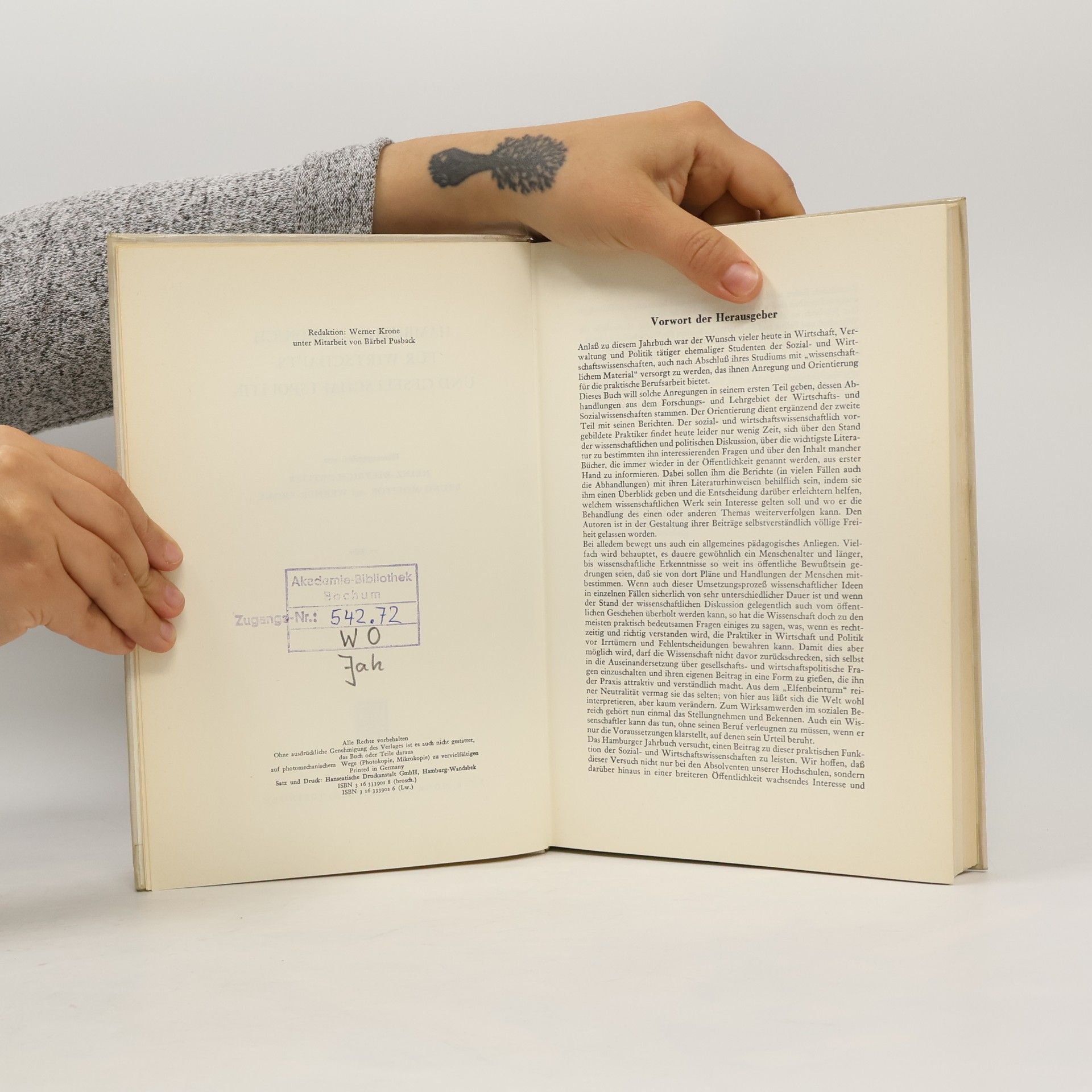 Autorenkollektiv Hamburger Jahrbuch für Wirtschafts und Gesellschaftspolitik