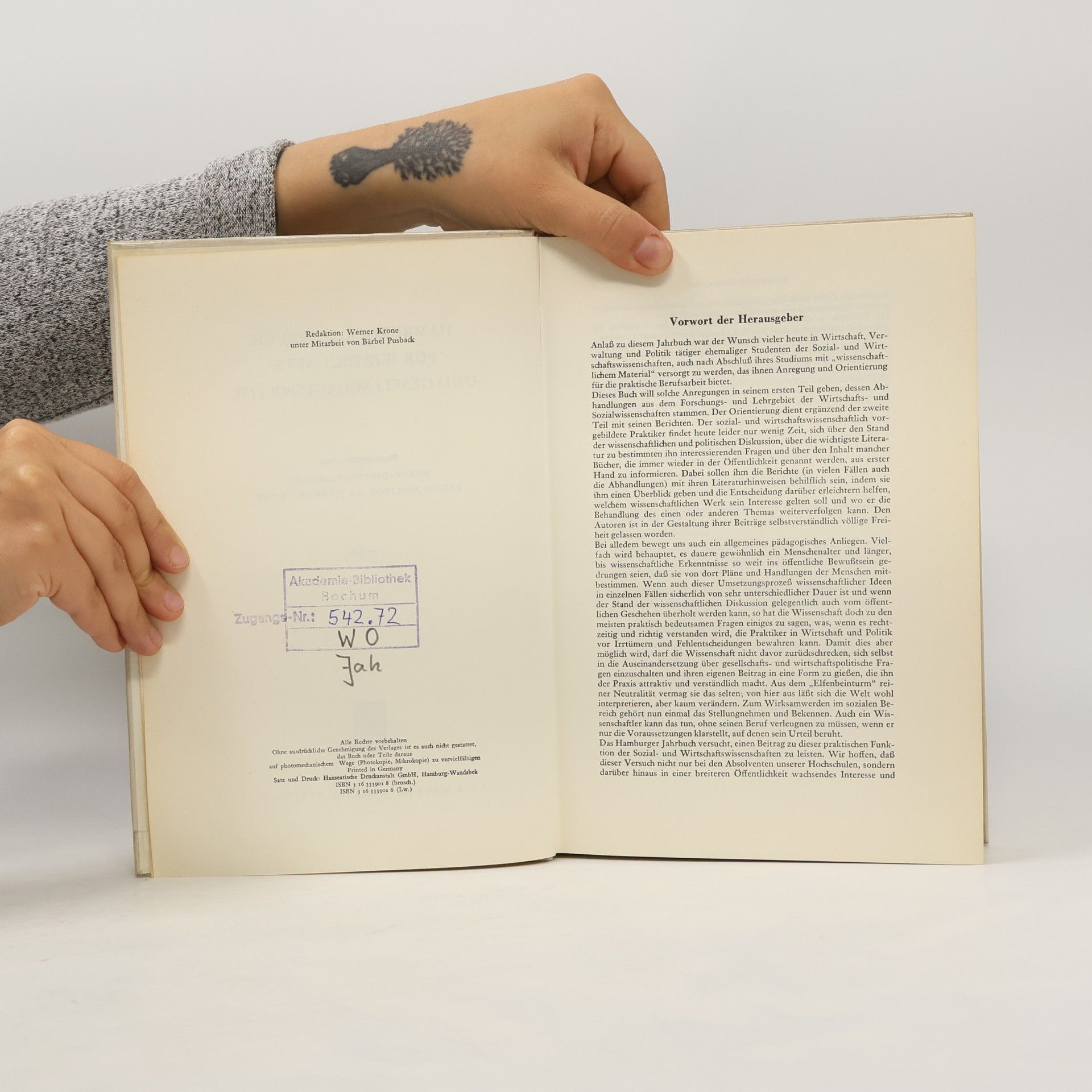 Autorenkollektiv Hamburger Jahrbuch für Wirtschafts und Gesellschaftspolitik
