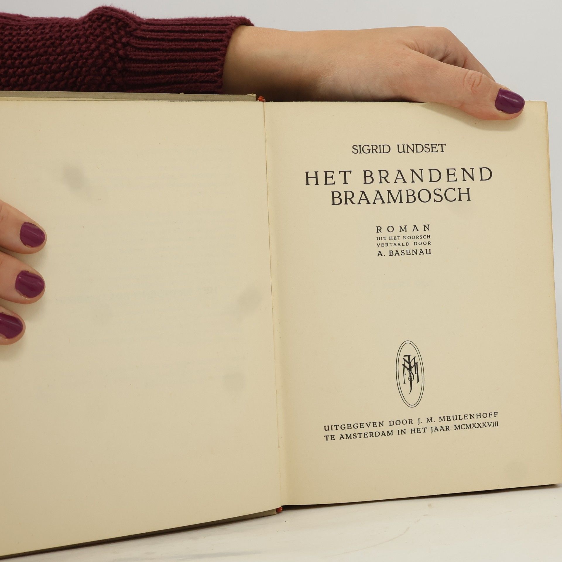 Sigrid Undset Het brandend braambosch