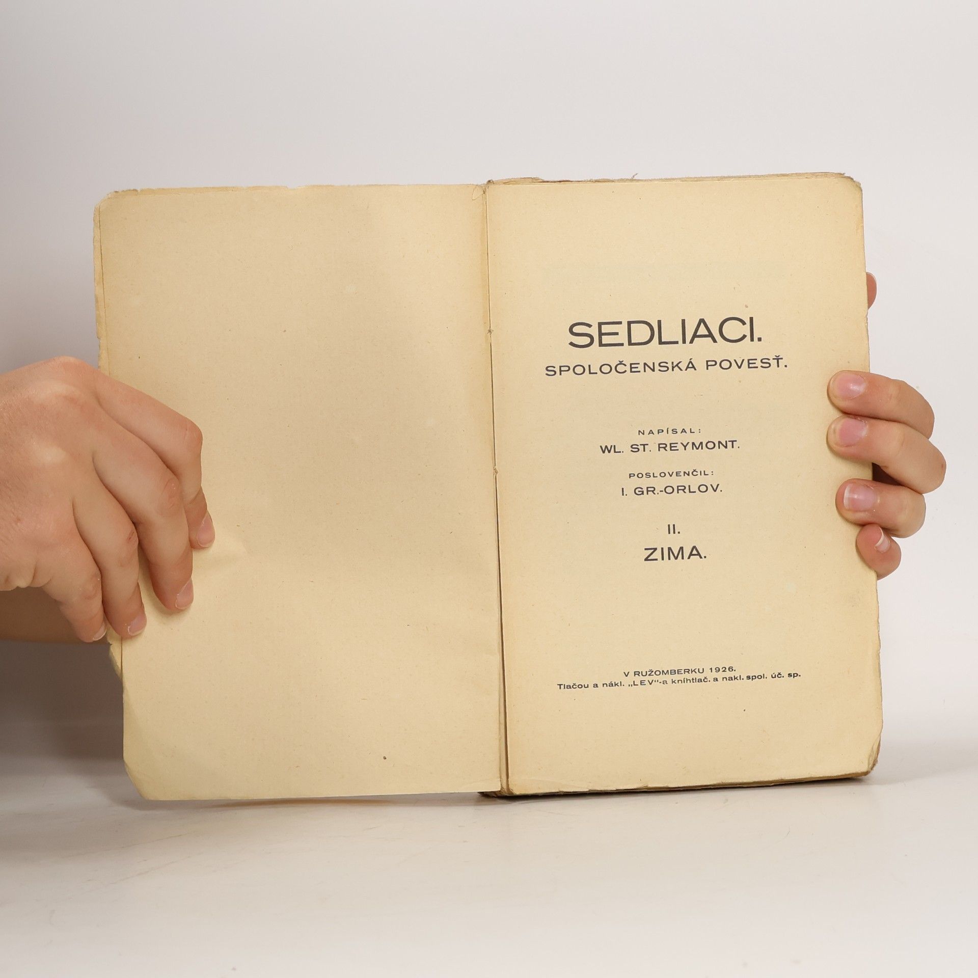I. Gr.-Orlov.  Sedliaci 2. Zima