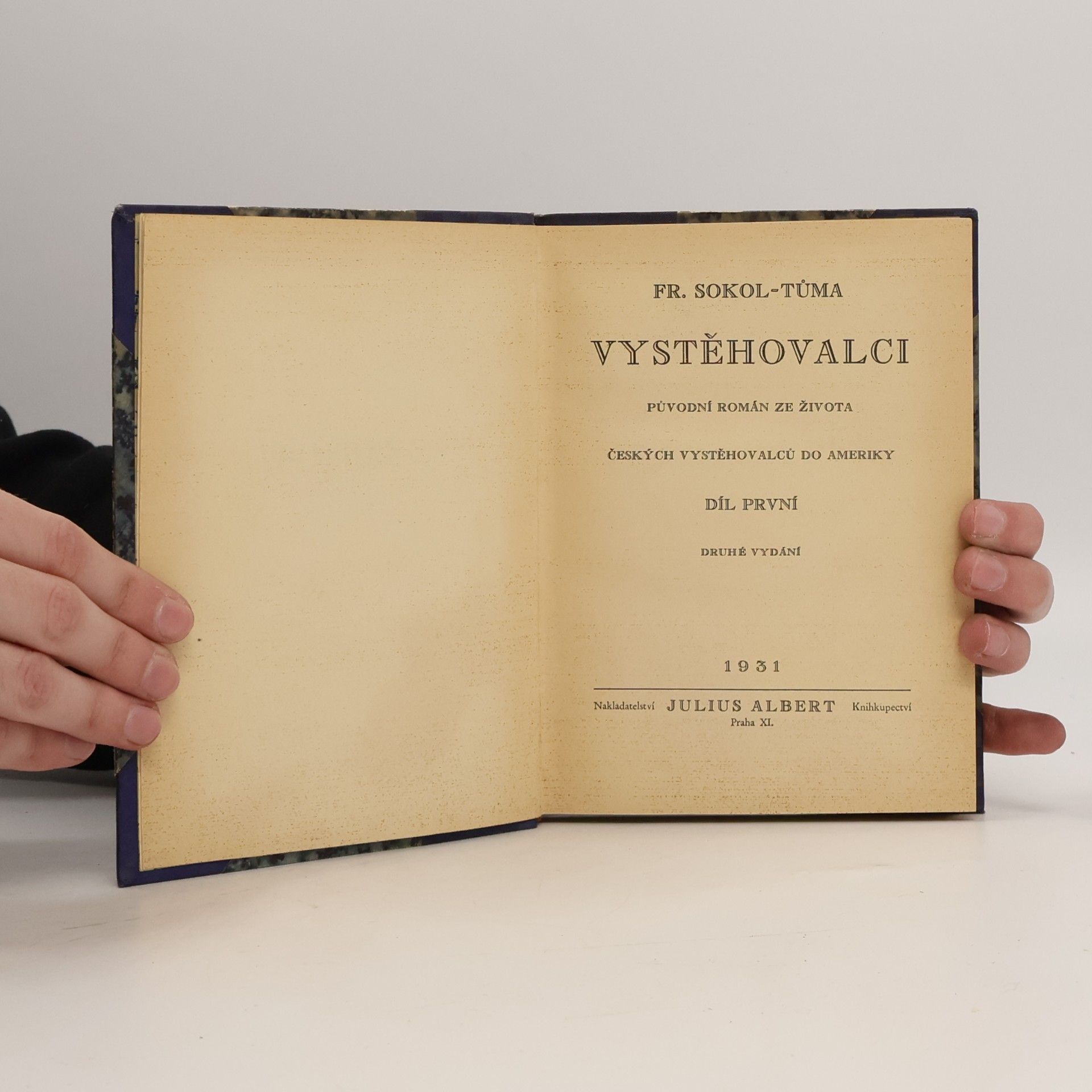František Sokol Tůma Vystěhovalci I.