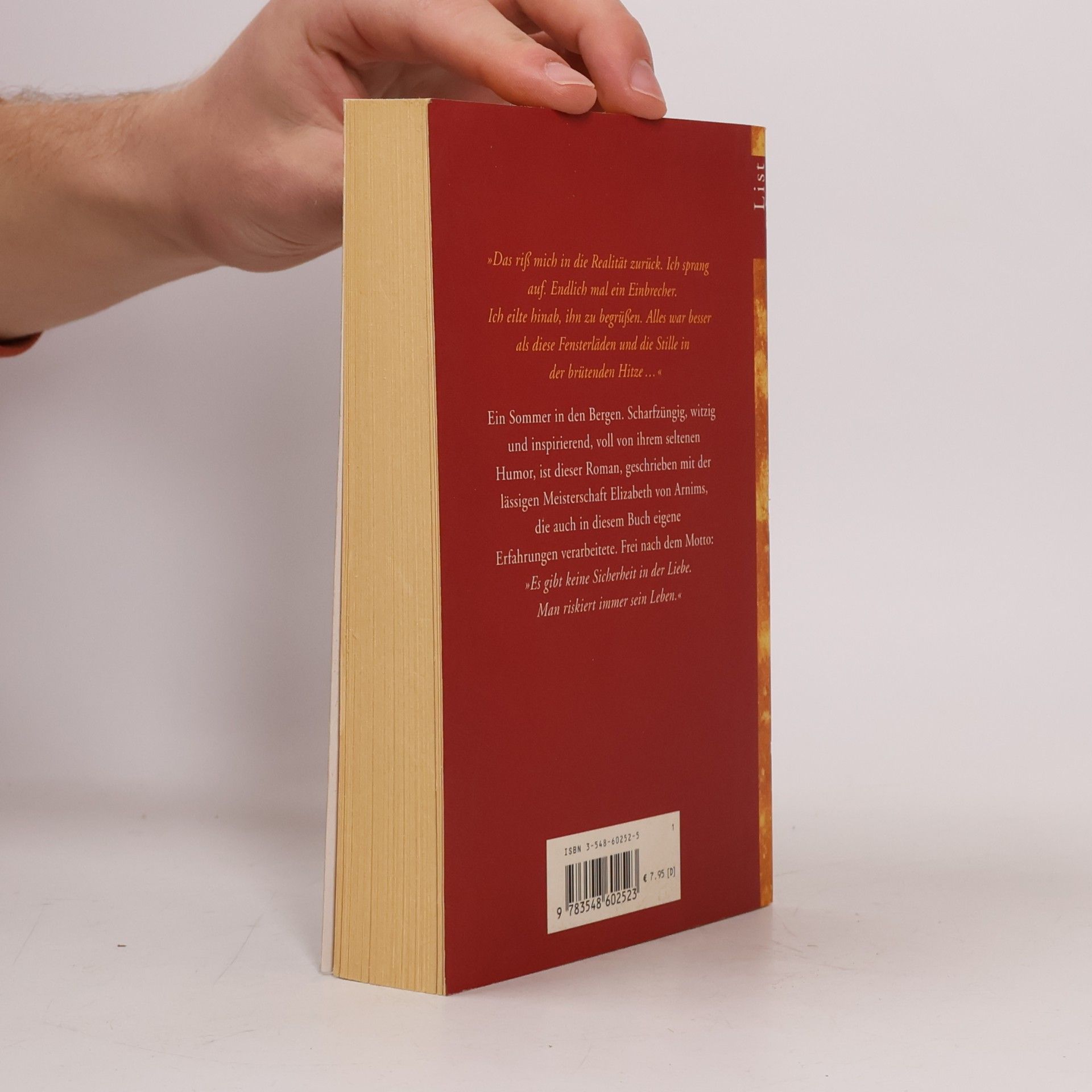 Elizabeth von Arnim Tagebuch eines Sommers. Roman. Aus d. Engl. v. Fred Schmitz. Nachw. v. Annemarie Stoltenberg