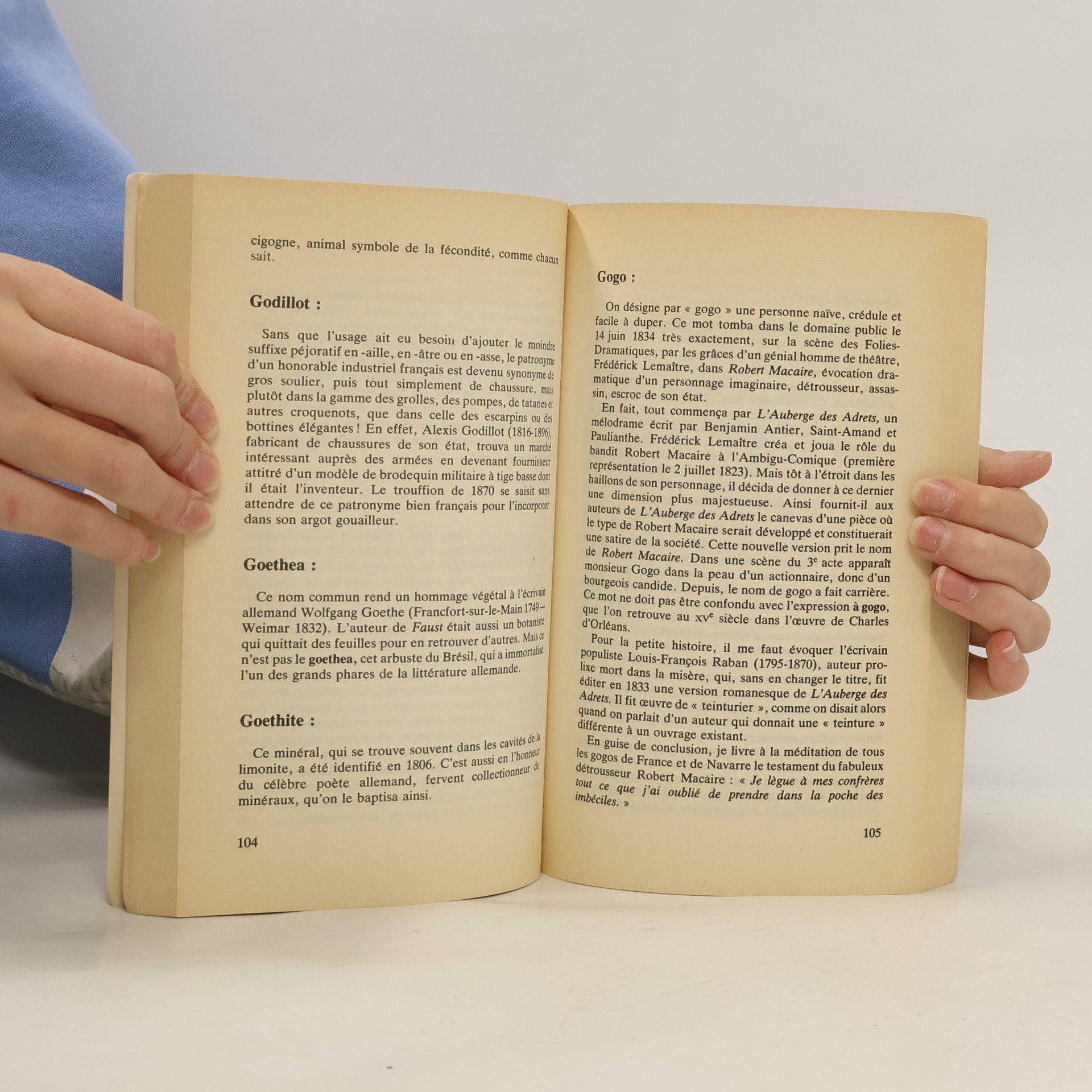Michel Dansel Dictionnaire des inconnus aux noms communs