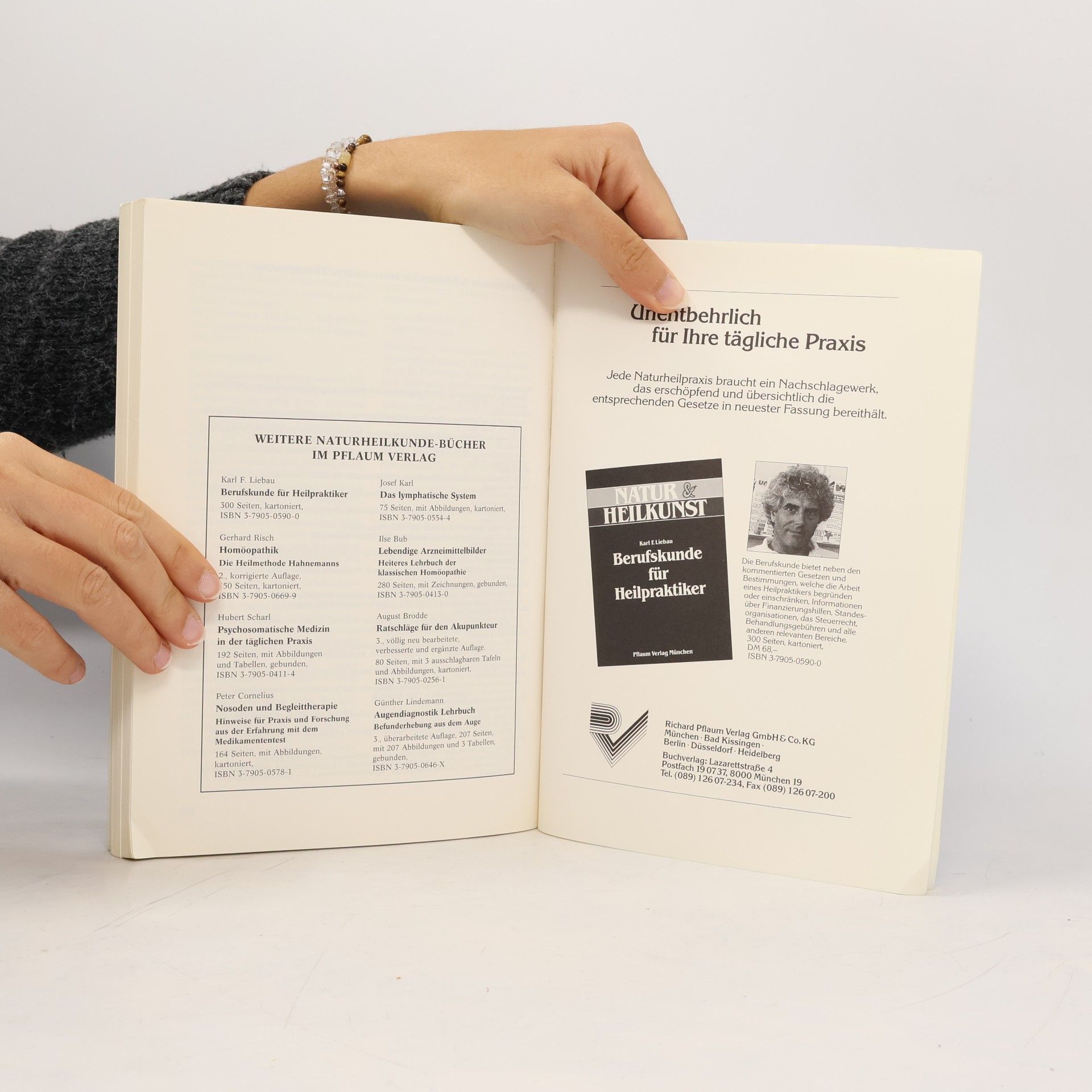 Karl F. Liebau Handbuch für die Naturheilkunde (Natur & Heilkunst)