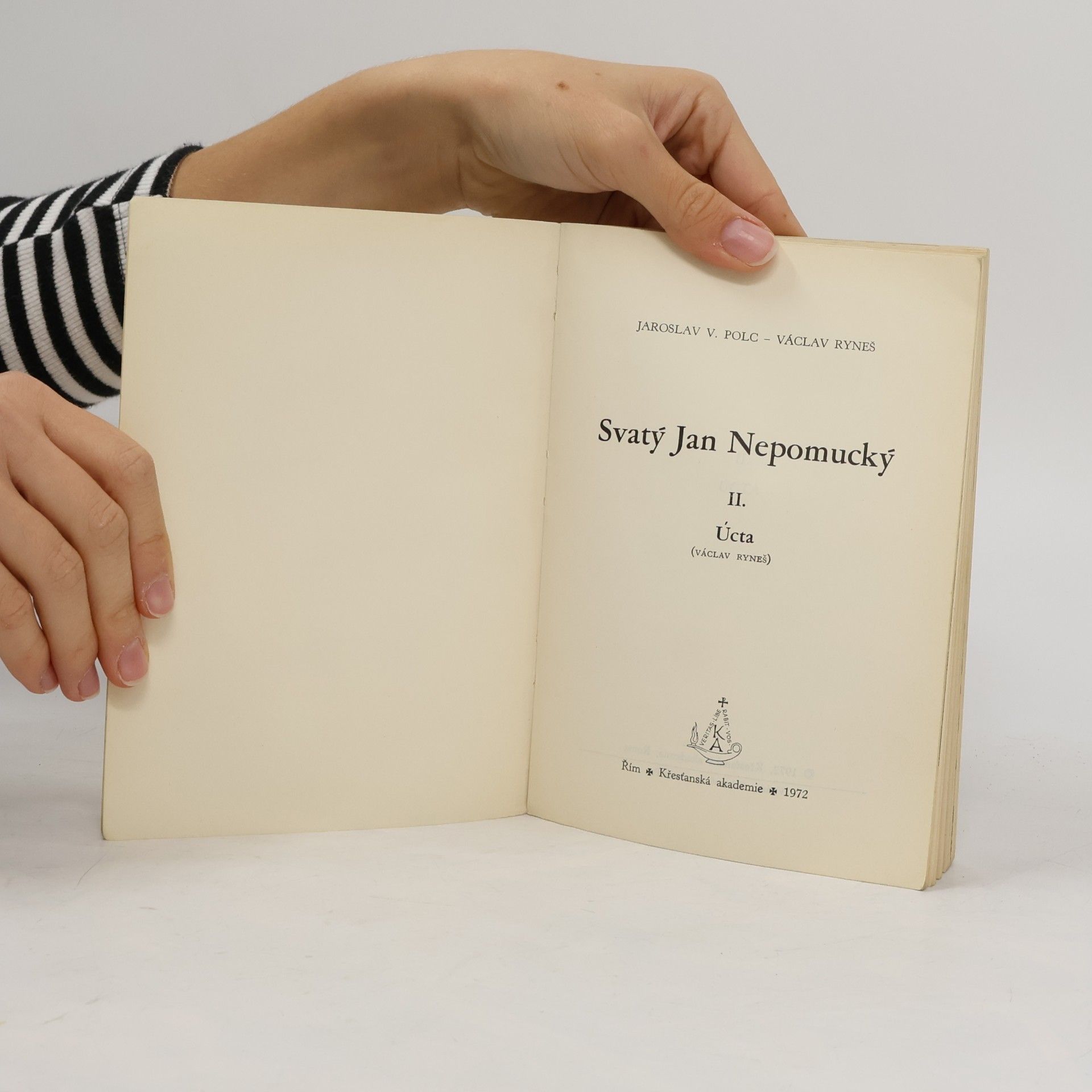 Václav Ryneš Svatý Jan Nepomucký II.: Úcta
