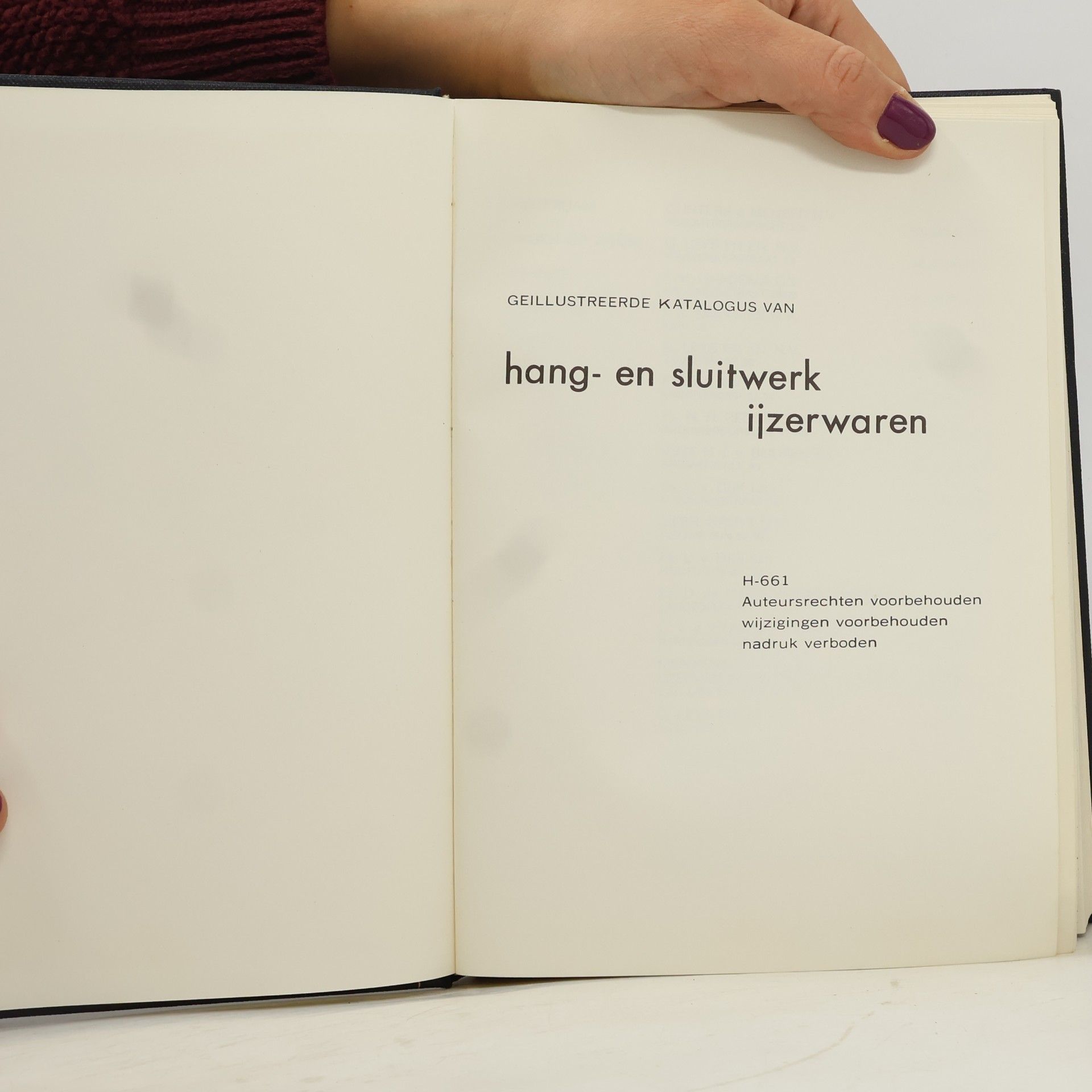 Various authors Hang- en sluitwerk