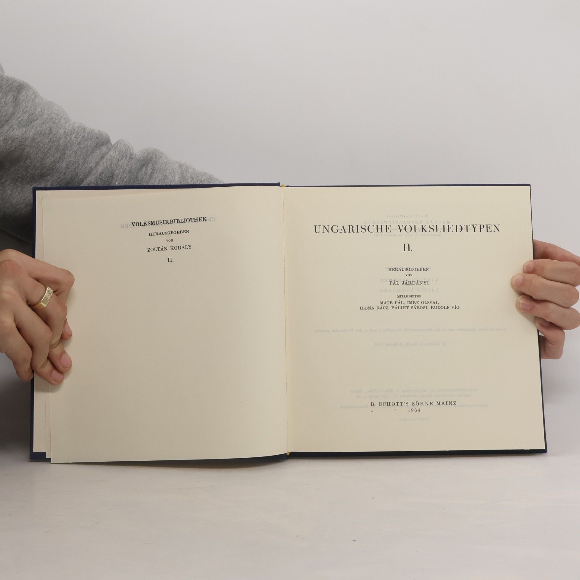 Various authors Ungarische Volksliedtypen II.