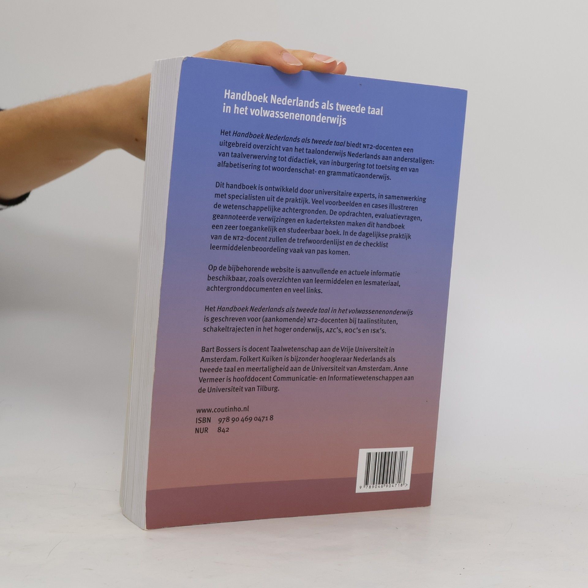 Bart Bossers Handboek Nederlands als tweede taal in het volwassenenonderwijs