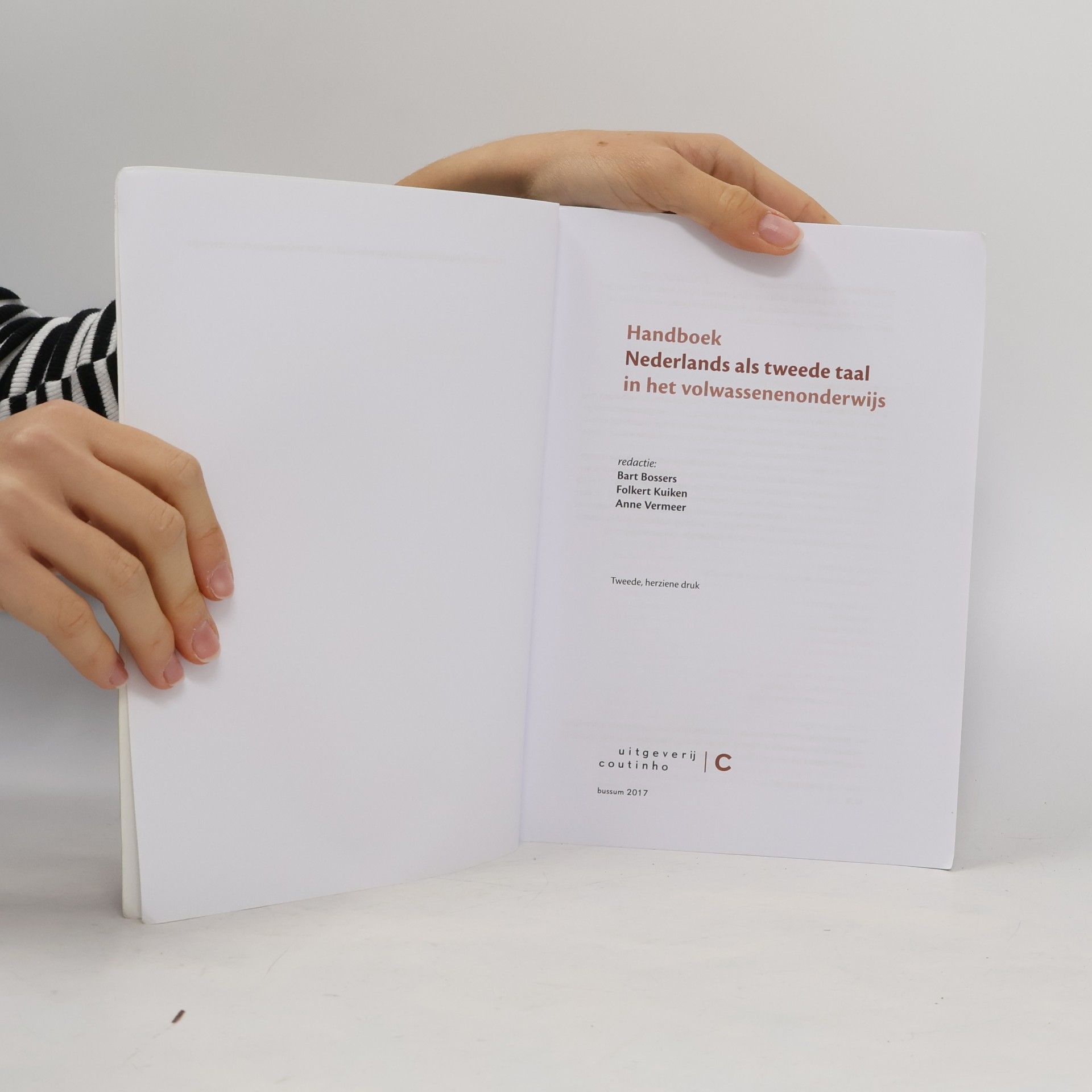 Bart Bossers Handboek Nederlands als tweede taal in het volwassenenonderwijs