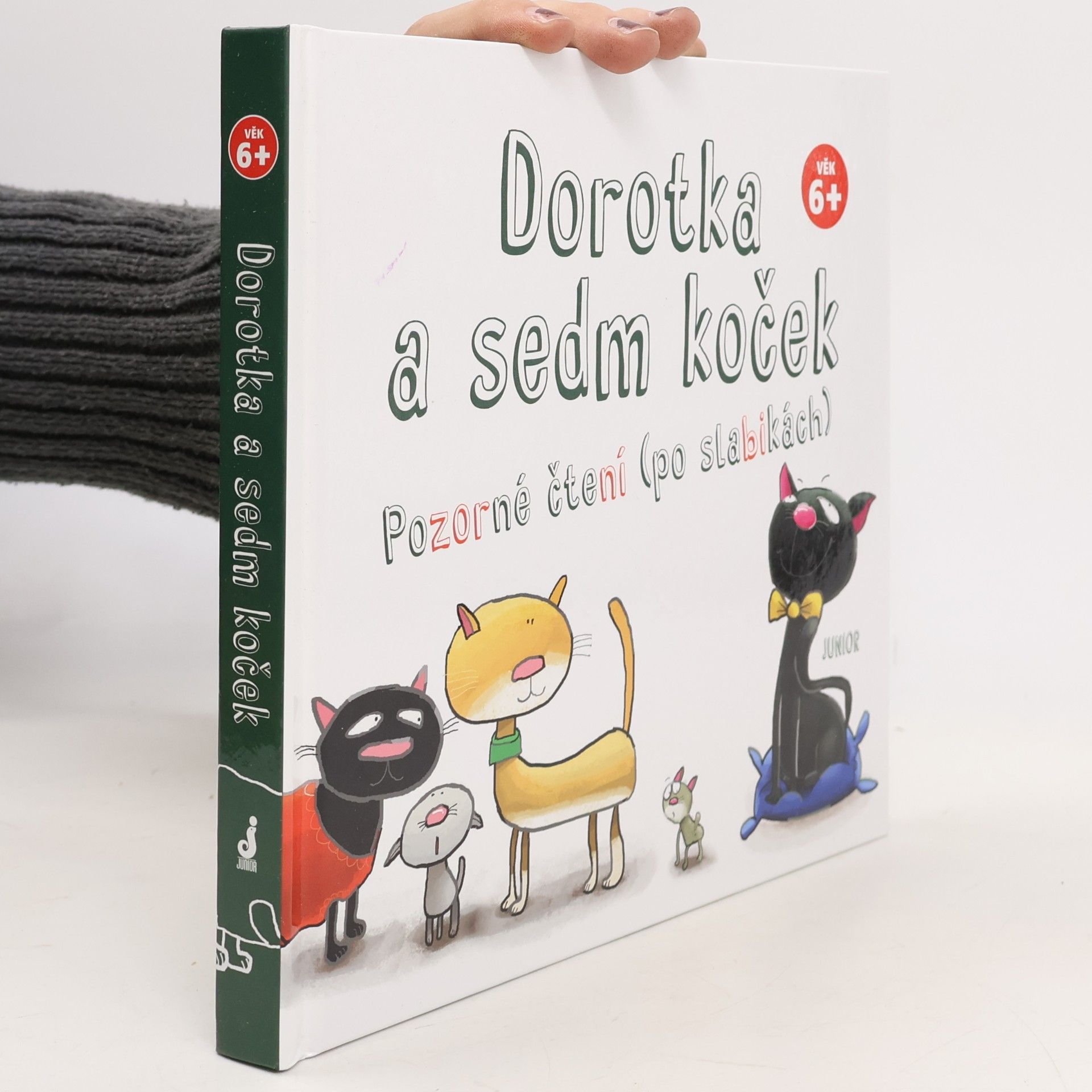 Dorotka a sedm koček : pozorné čtení (po slabikách)
