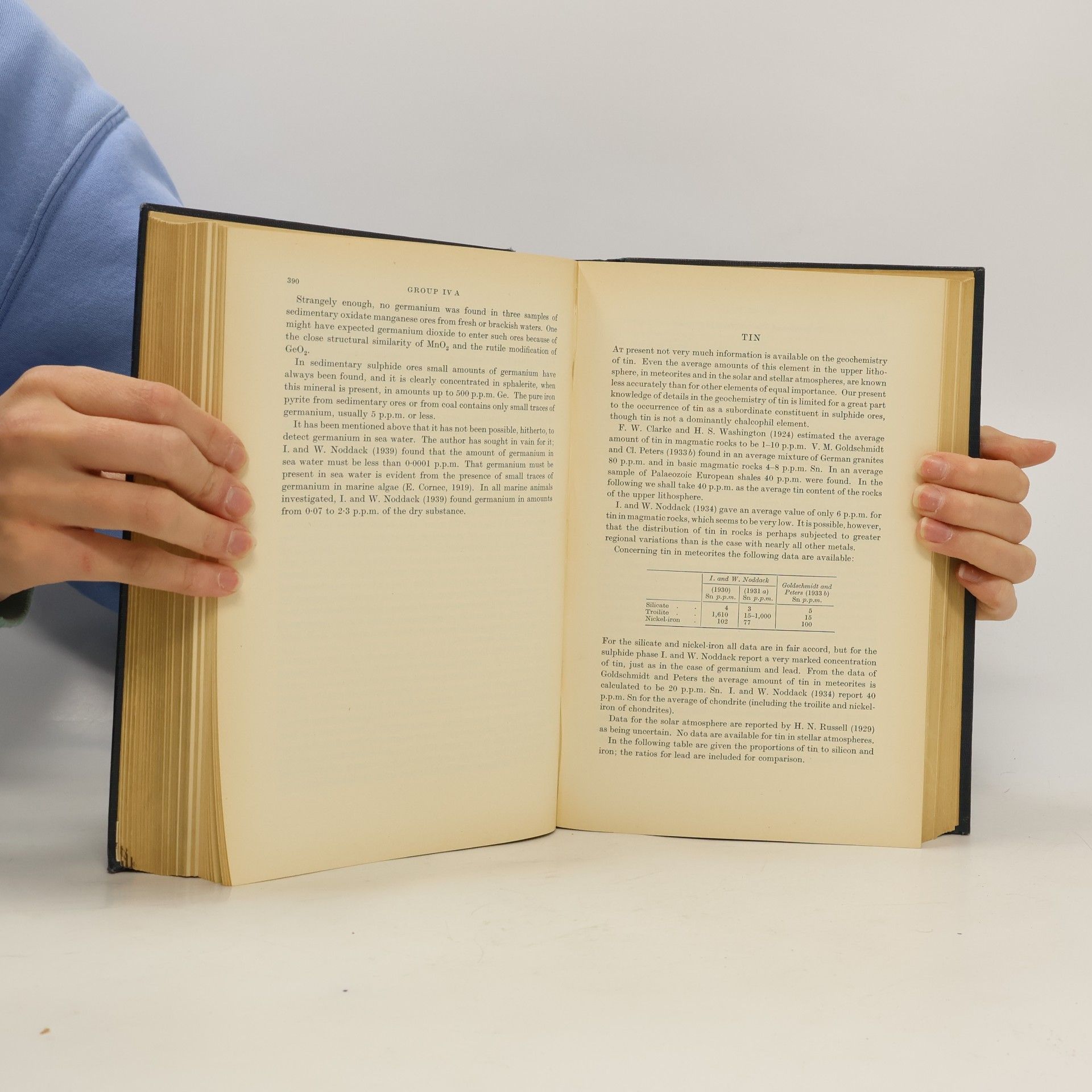 V. M. Goldschmidt Geochemistry