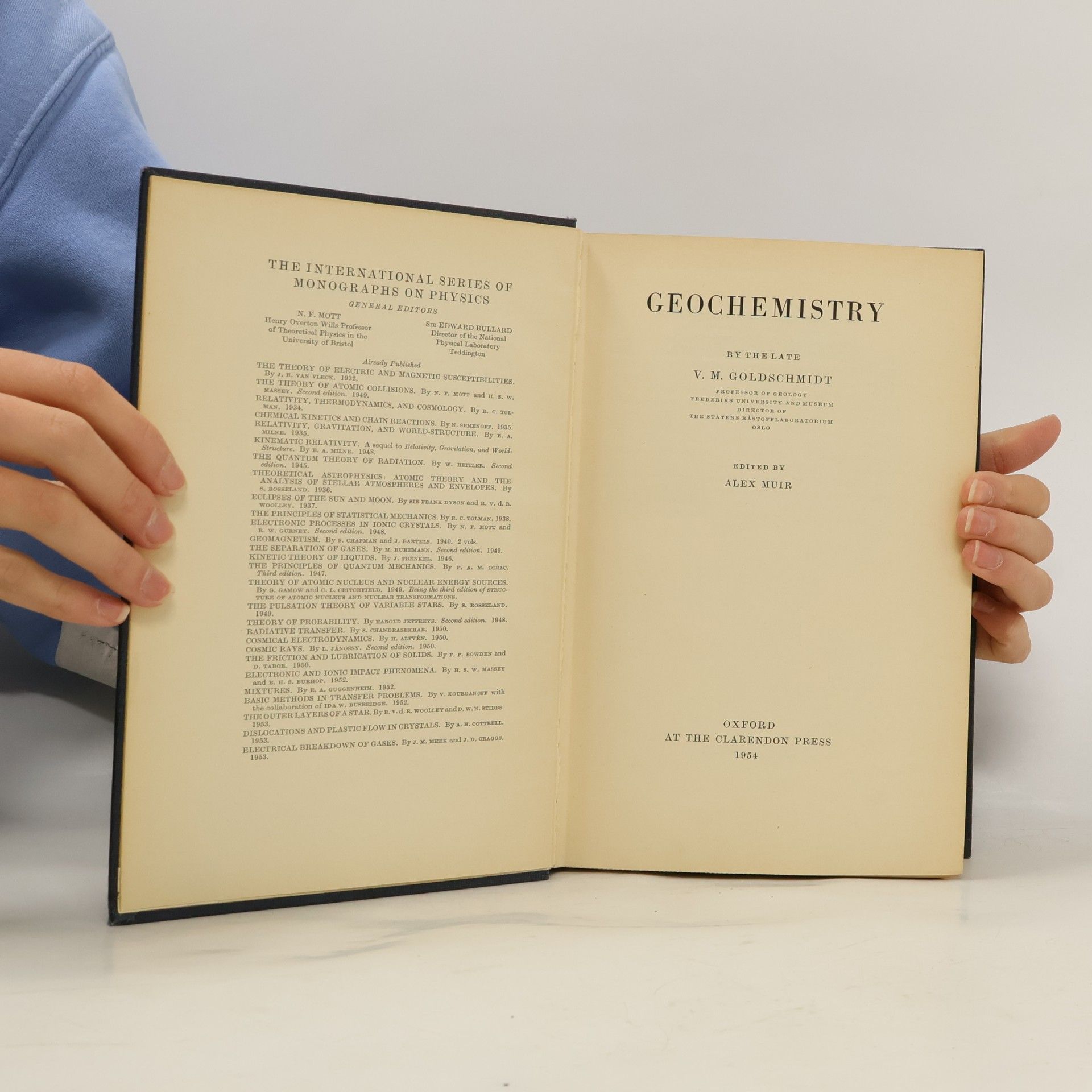 V. M. Goldschmidt Geochemistry