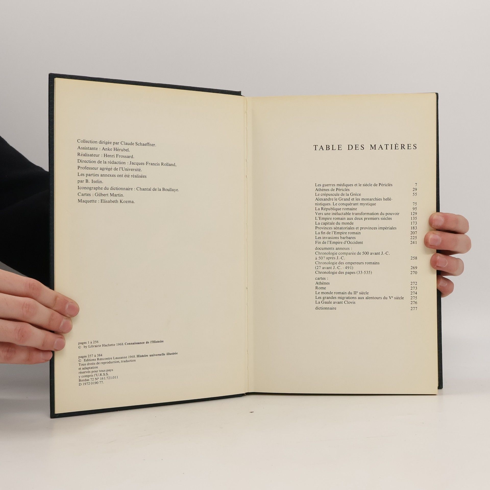 Collectif d'auteurs Les empires de Périclès à Romulus Augustule