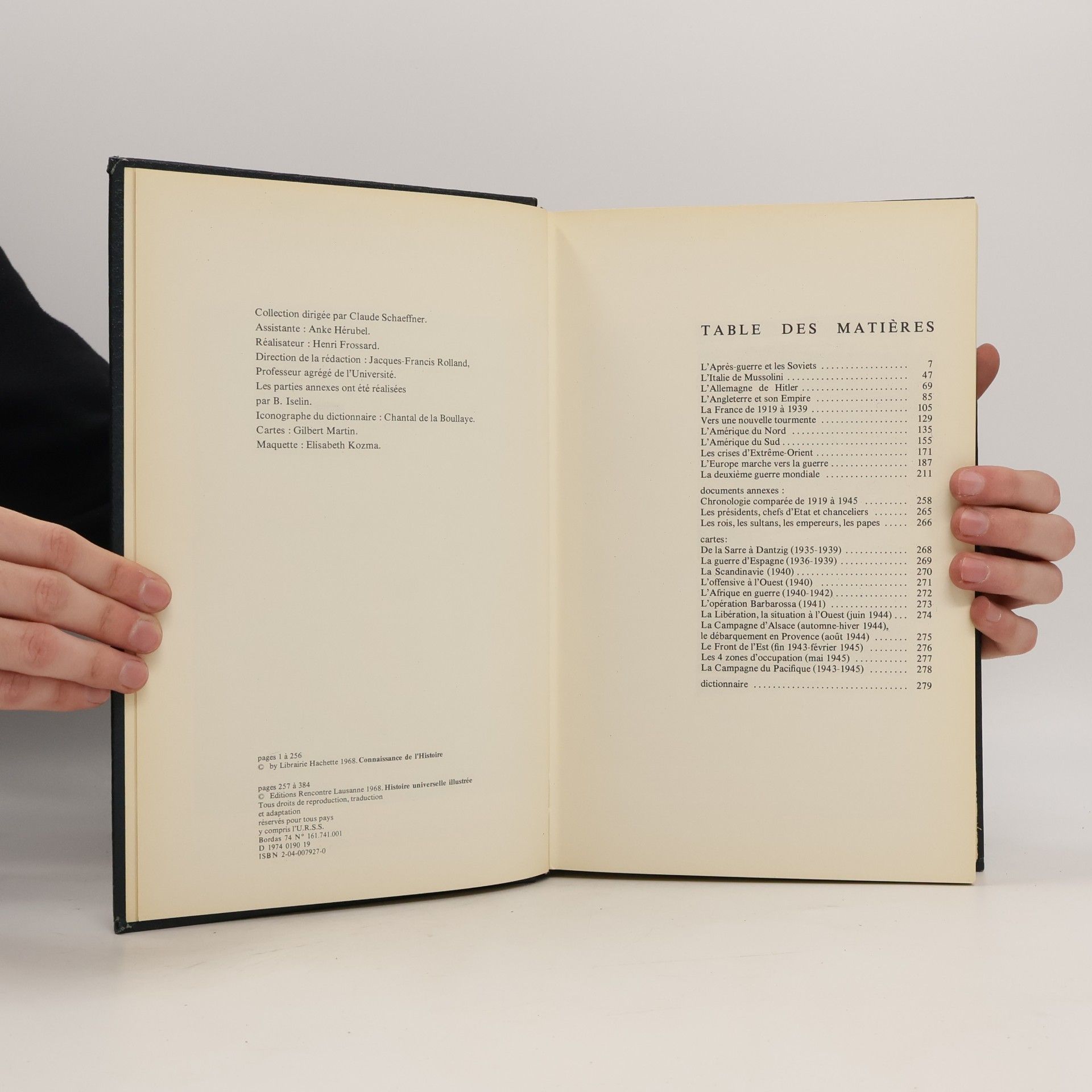 Collectif d'auteurs L'Europe de 1918 à 1939. La 2ème Guerre Mondiale.