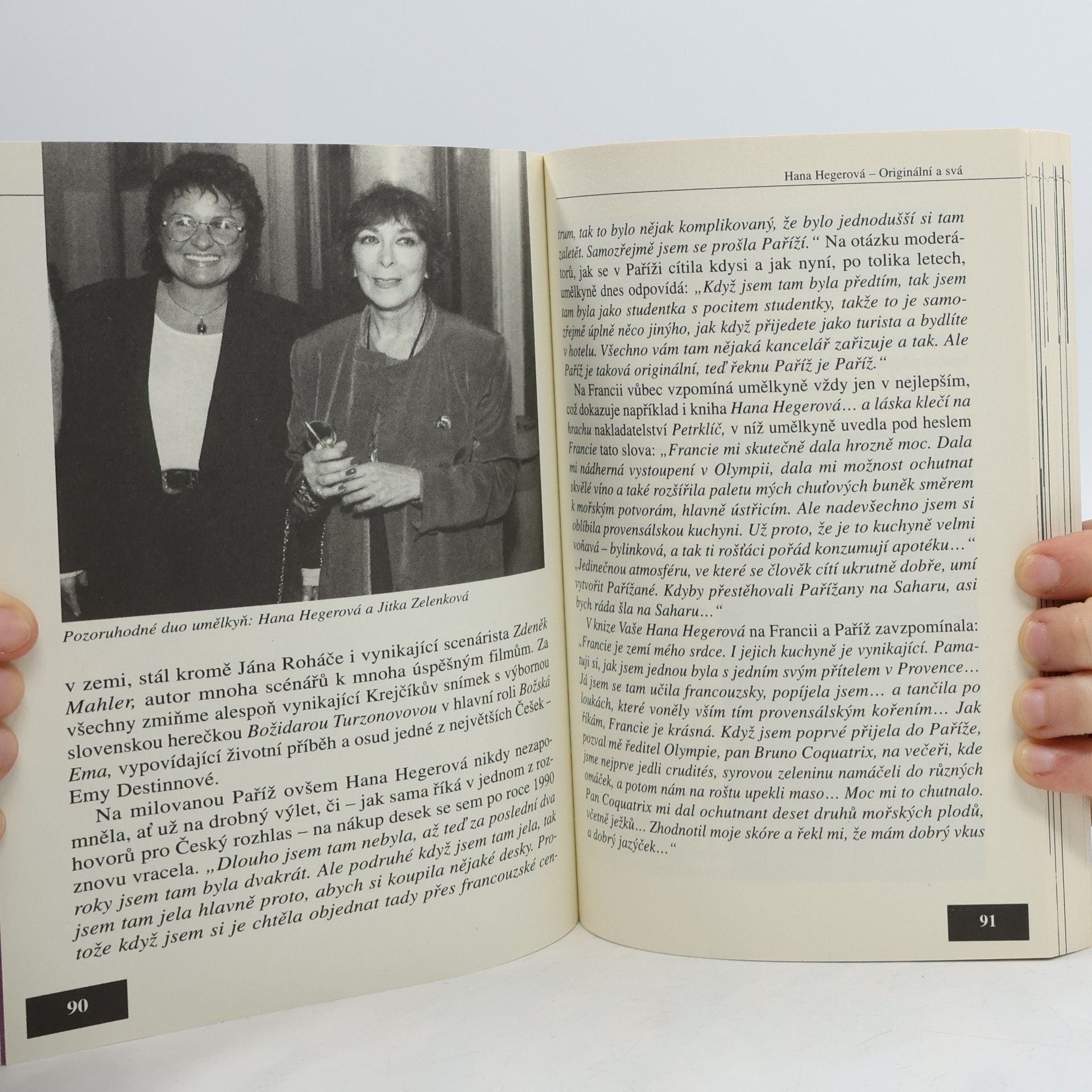 Michaela Košťálová Hana Hegerová : originální a svá