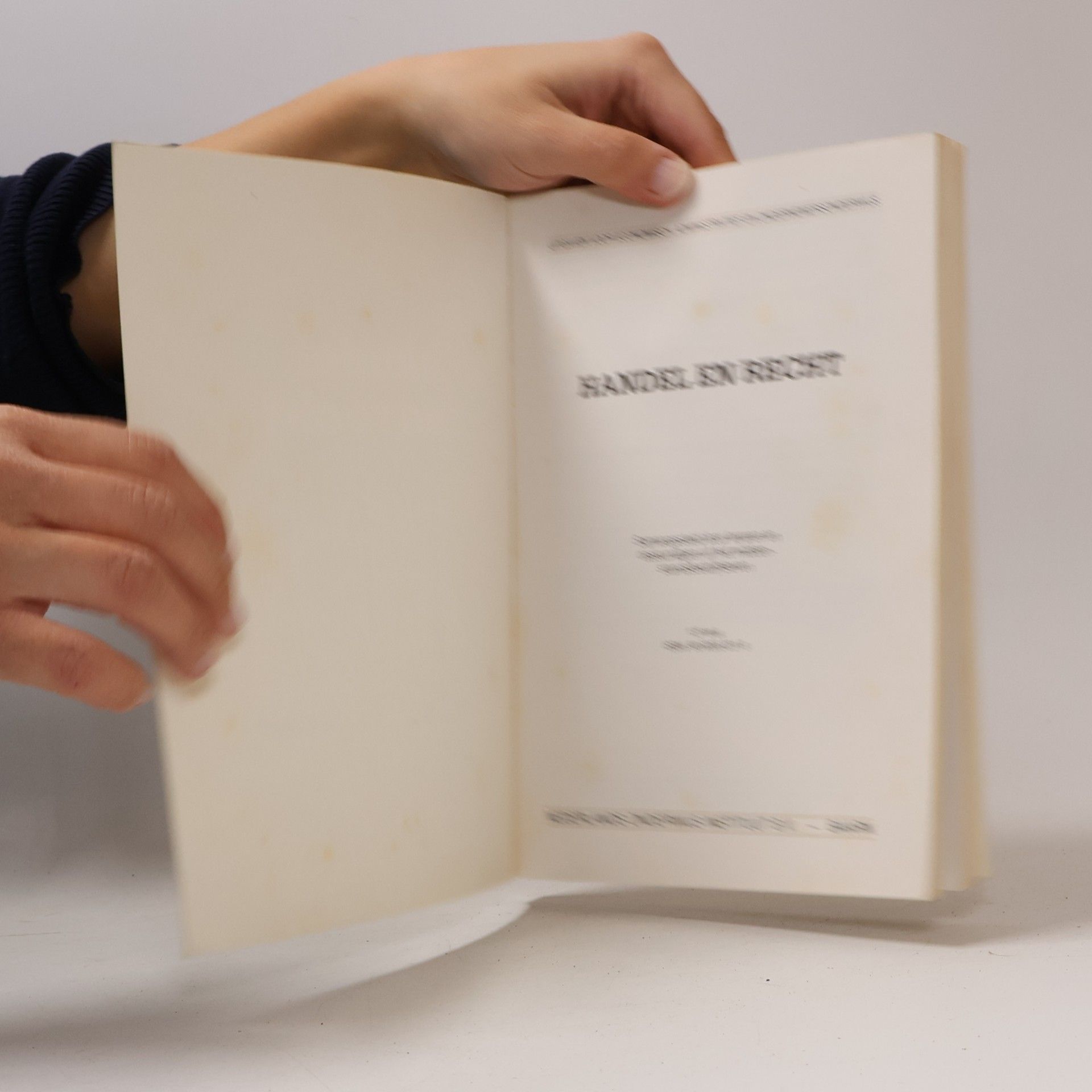 Collectif d'auteurs Handel en recht