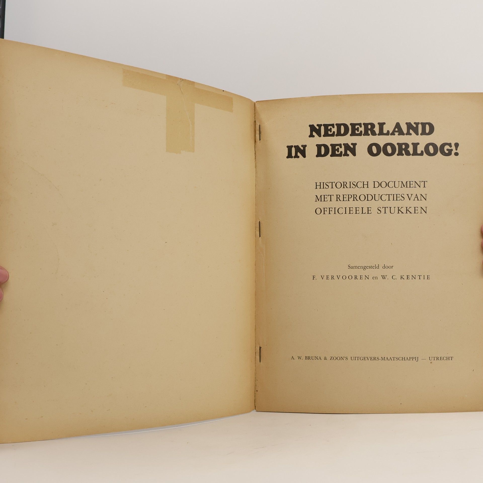 F. Vervooren Nederland in den Oorlog!