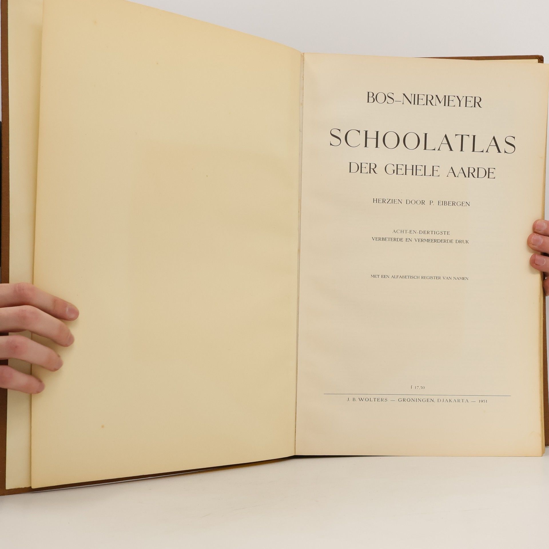 P. Roelf Bos Atlas der Gehele Aarde