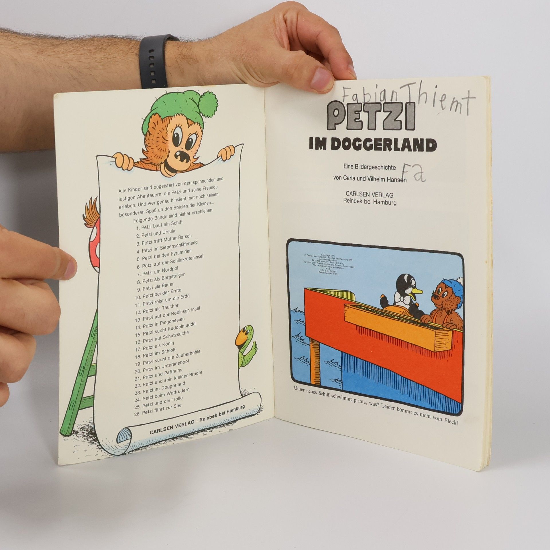 Carla Hansen Petzi im Doggerland