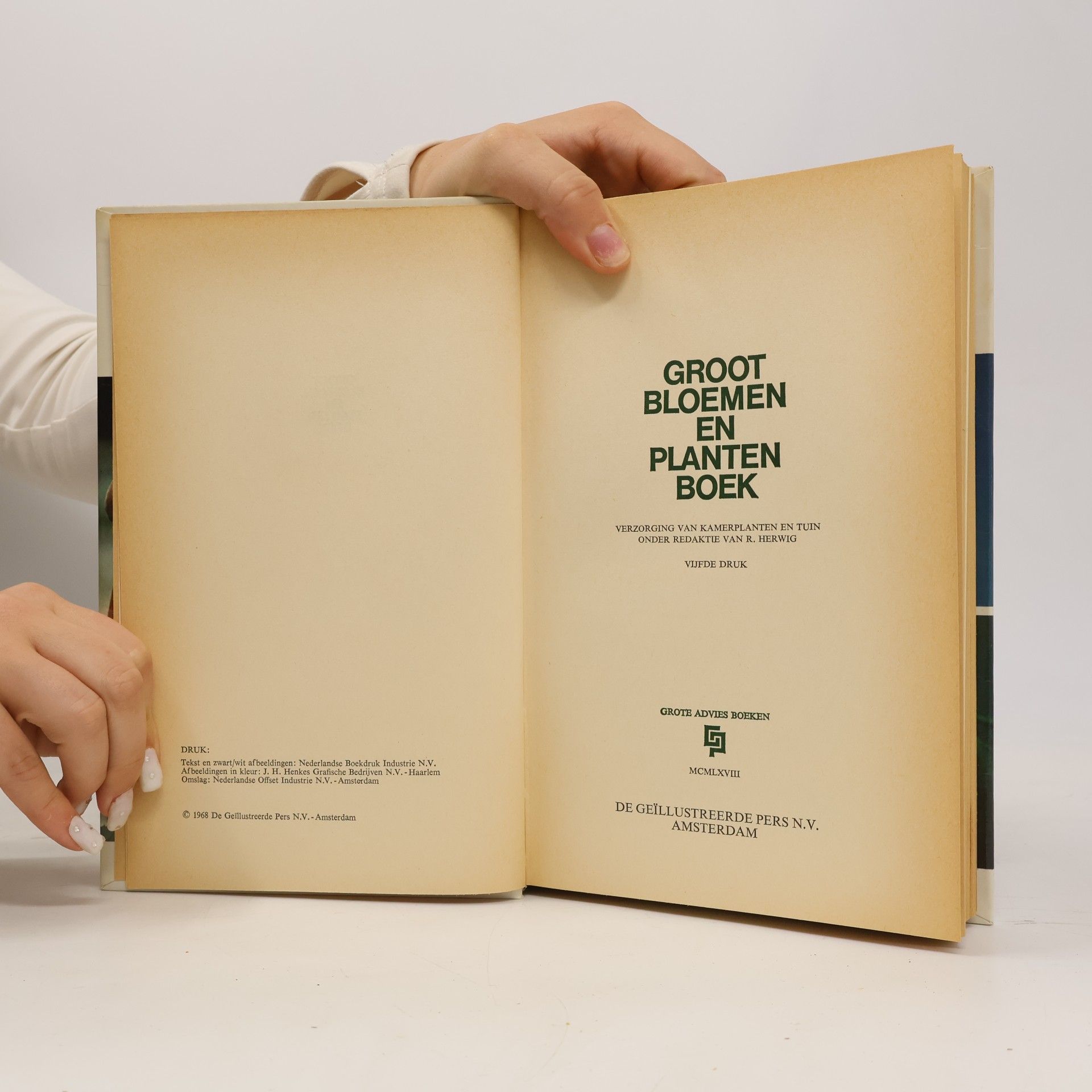 Various authors Groot bloemen en planten boek