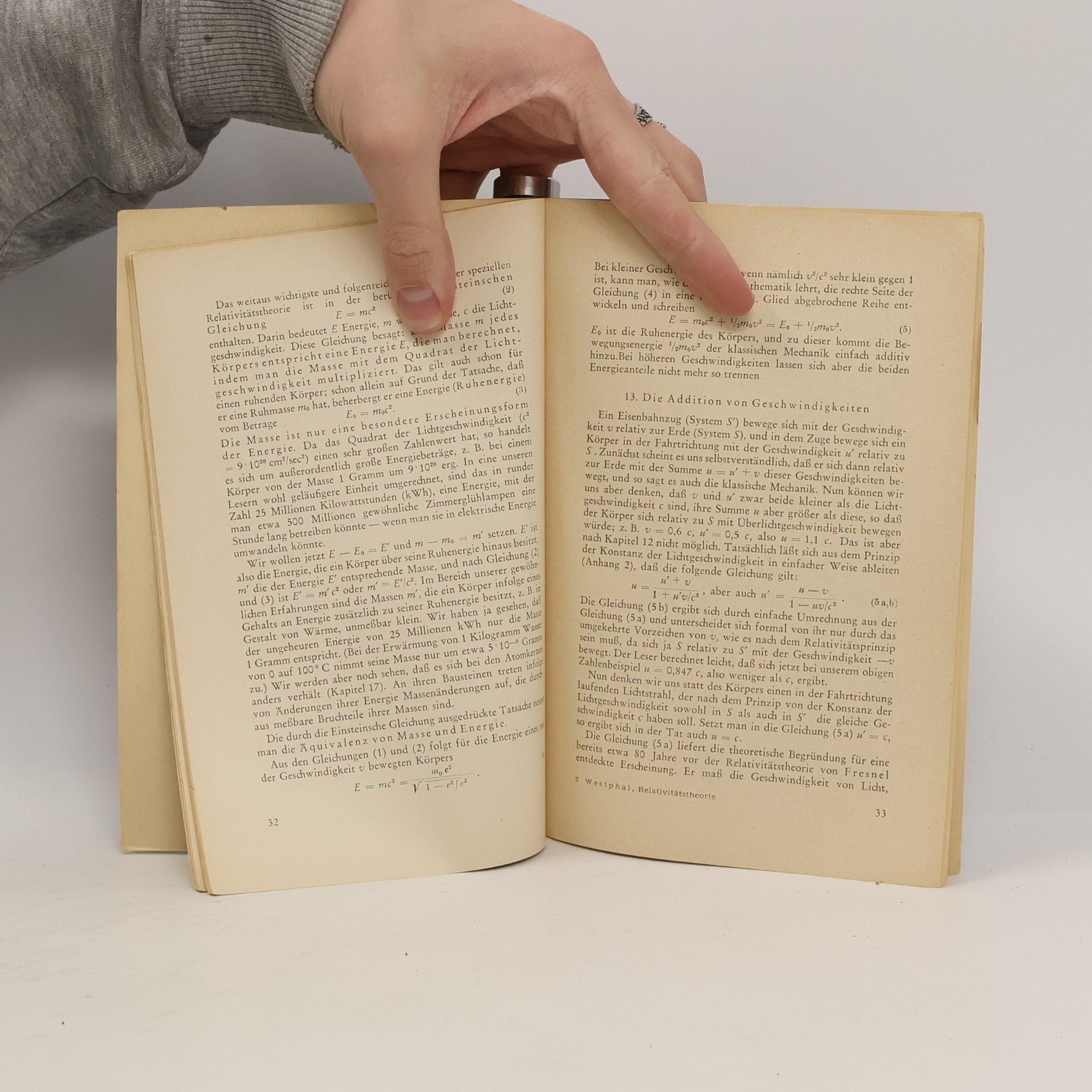 Wilhelm H. Westphal Die Relativitätstheorie