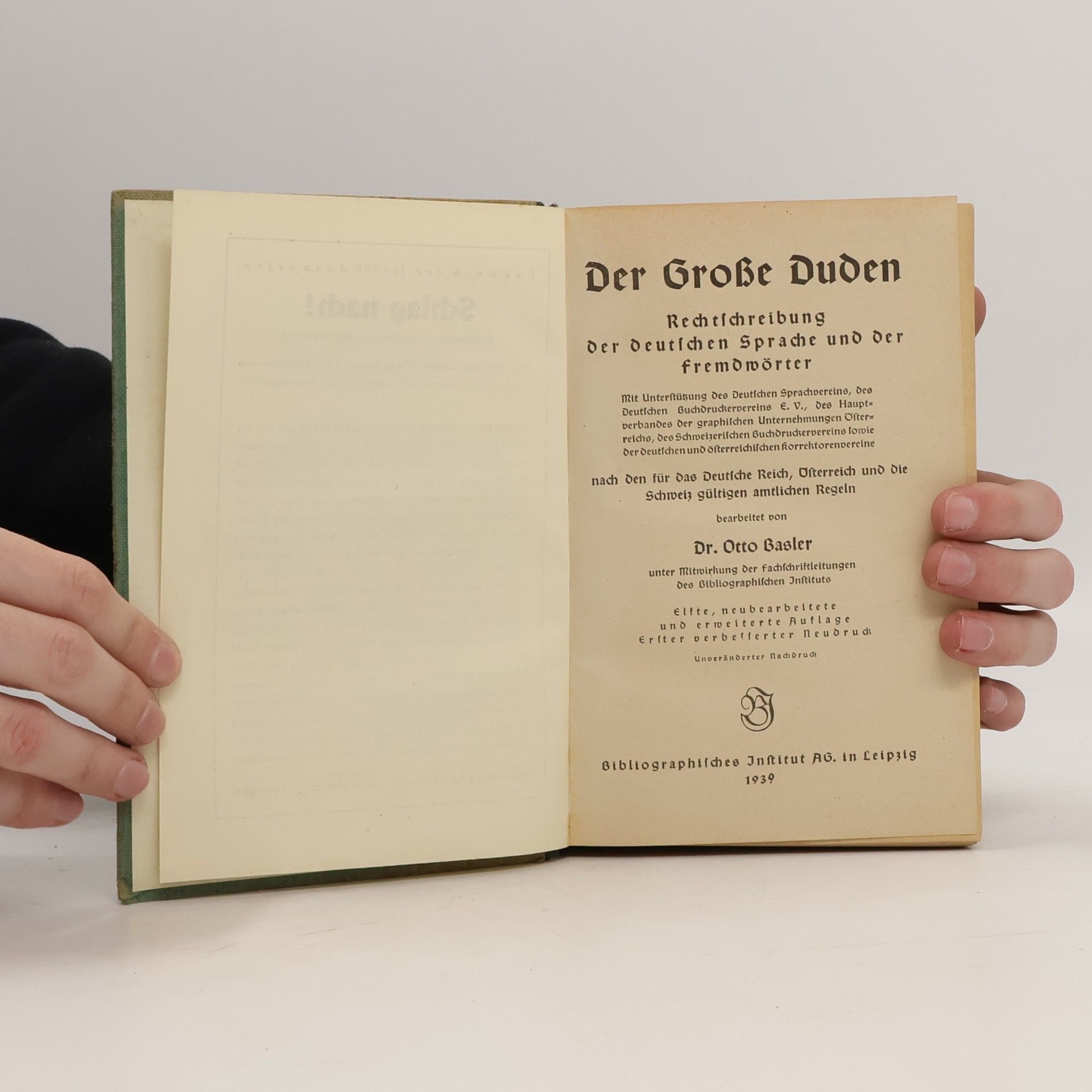 Basler Otto Der Grosse Duden