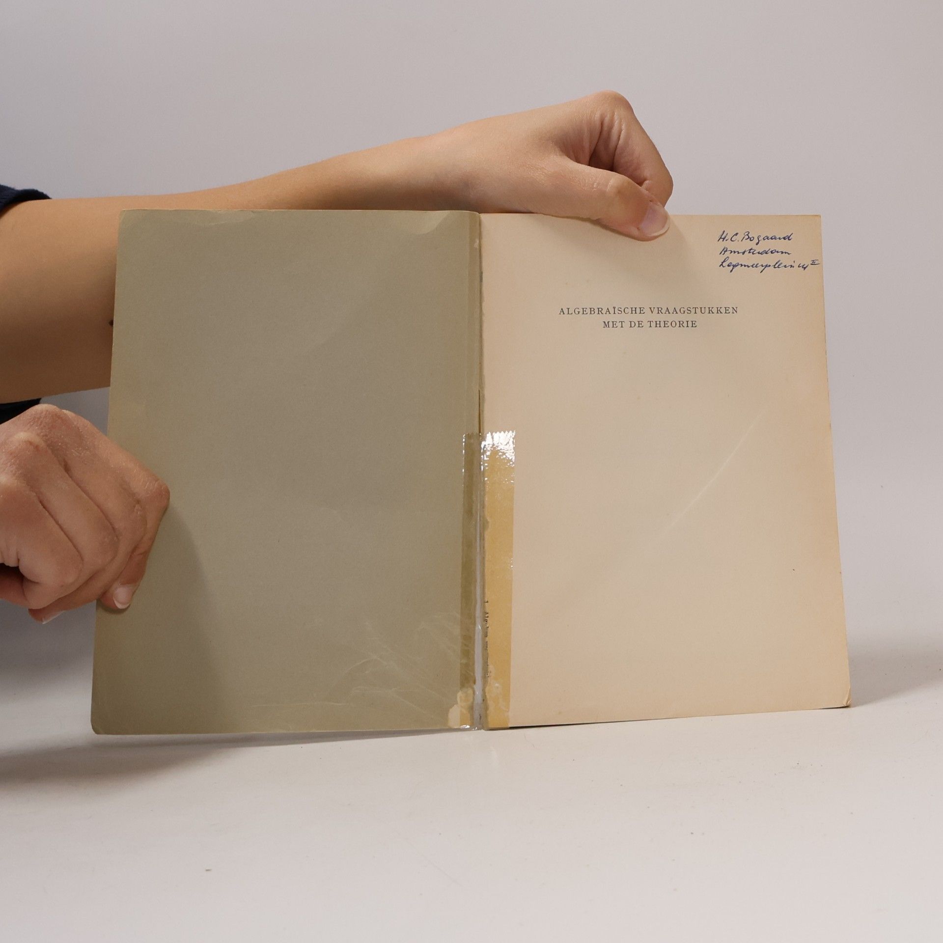 Various authors Verzameling van rekenkundige en algebraïsche vraagstukken
