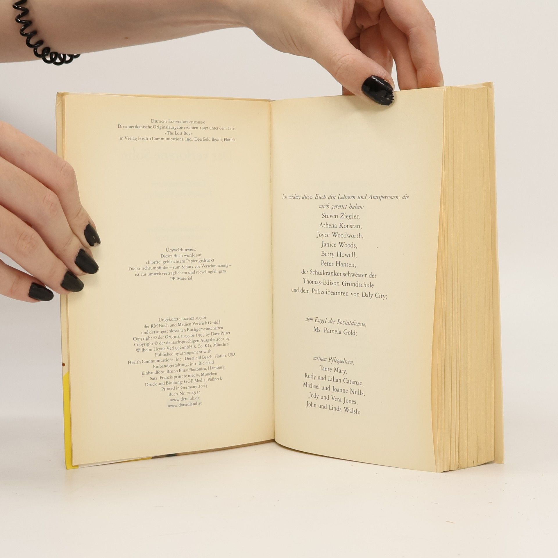 Dave Pelzer Der verlorene Sohn
