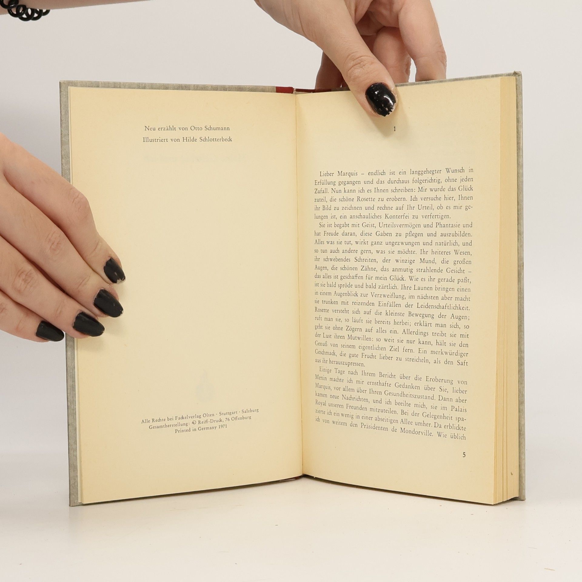 Claude Godard D'Aucour Meine Geliebte und ich