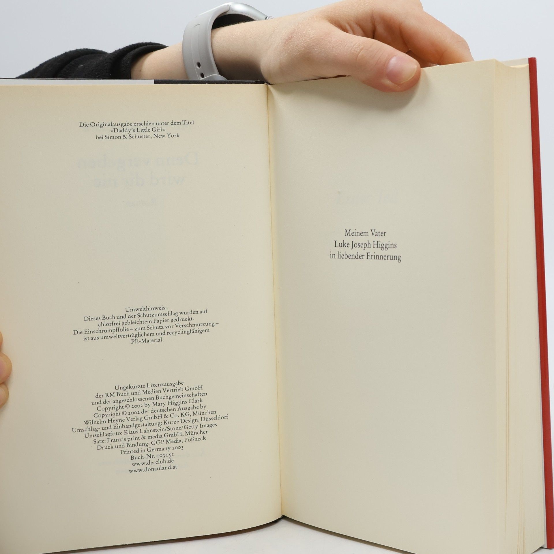 Mary Higgins Clark Denn vergeben wird dir nie