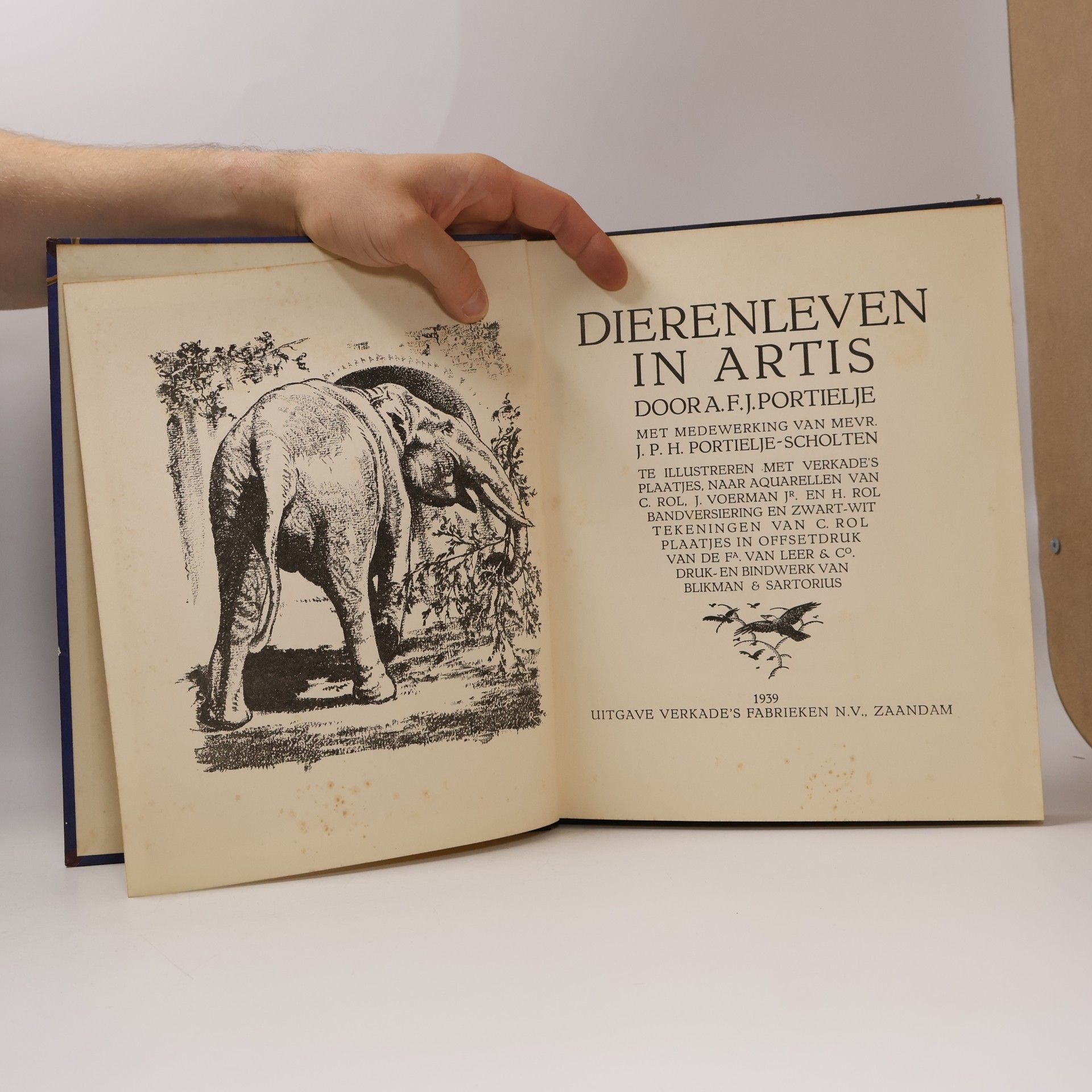 A.F.J.Portielje Dierenleven in Artis