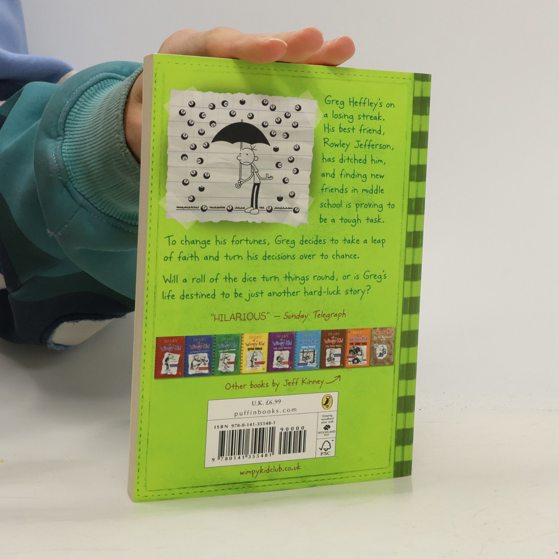 Jeff Kinney Diary of a Wimpy Kid. Hard luck