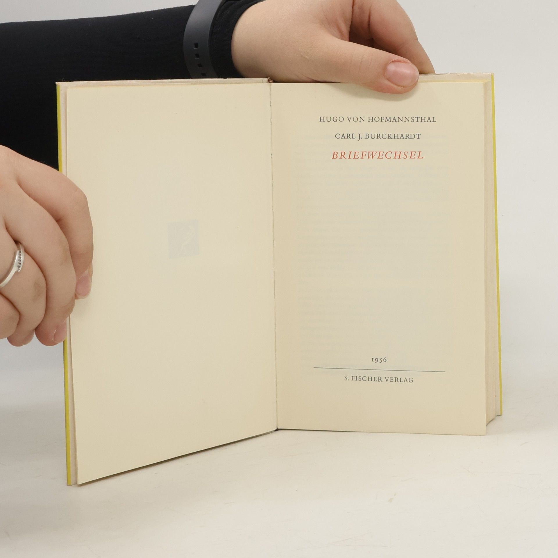 Hugo von Hofmannsthal Briefwechsel