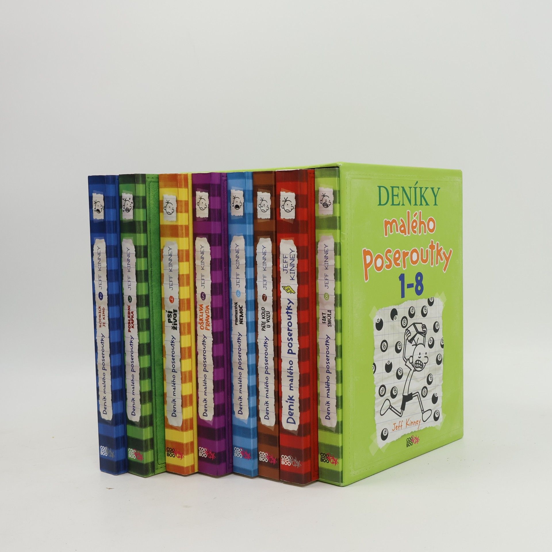 Jeff Kinney Deník malého poseroutky 1-8 (box)