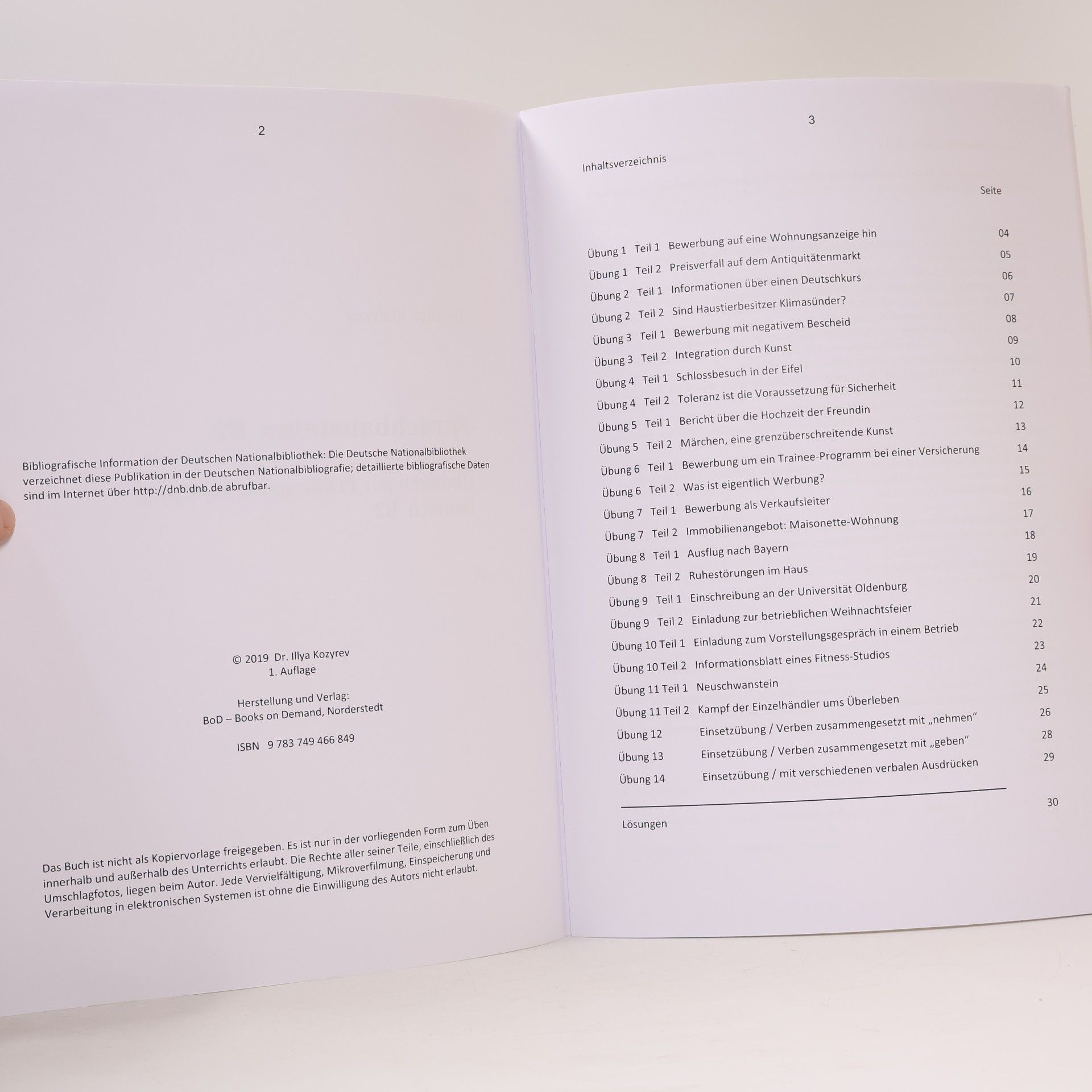 Dr. Illya Kozyrev Sprachbausteine Deutsch B2