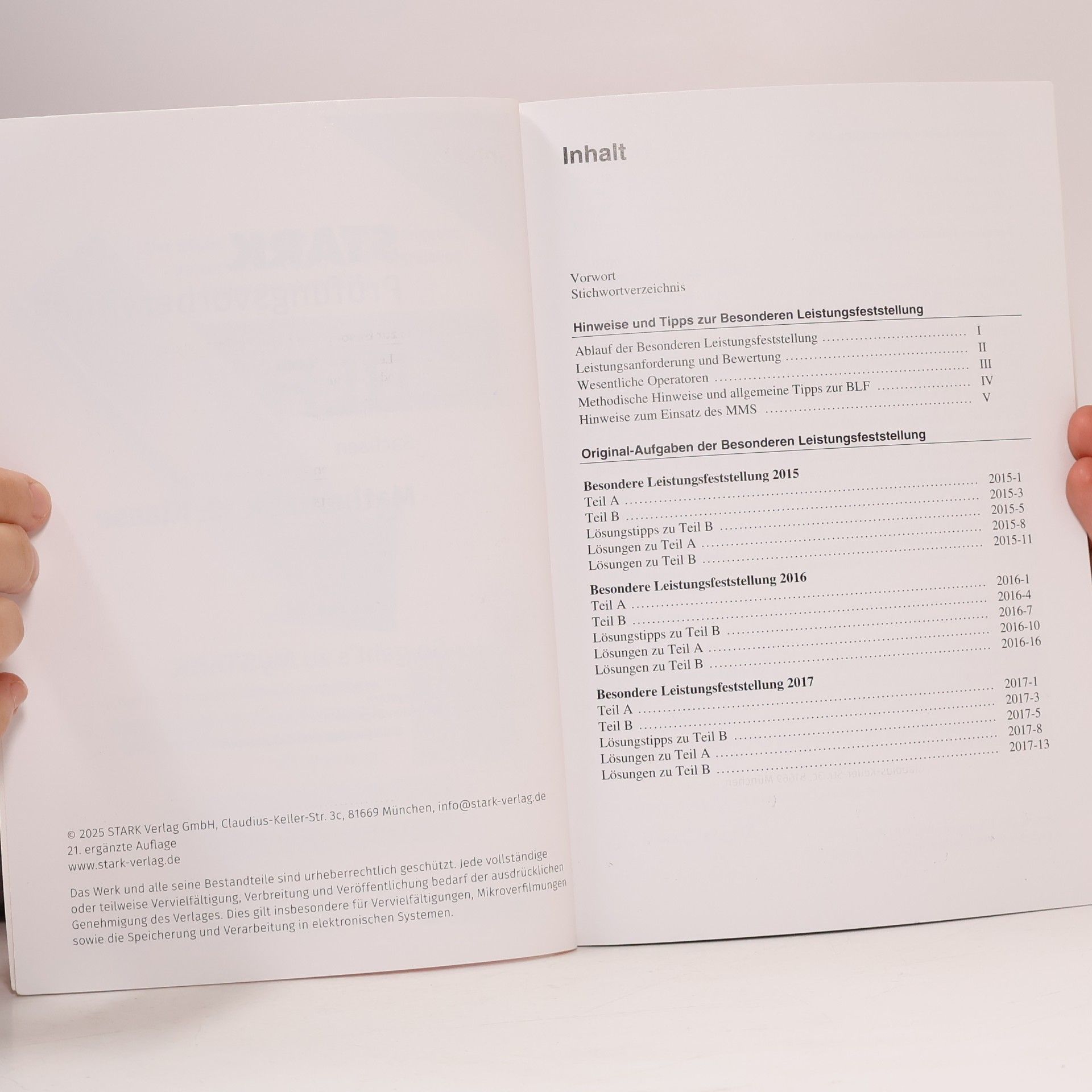 STARK Mathematik 10. Klasse - BLF Gymnasium 2026 Sachsen - Prüfungsvorbereitung (Zentrale Tests und Prüfungen)