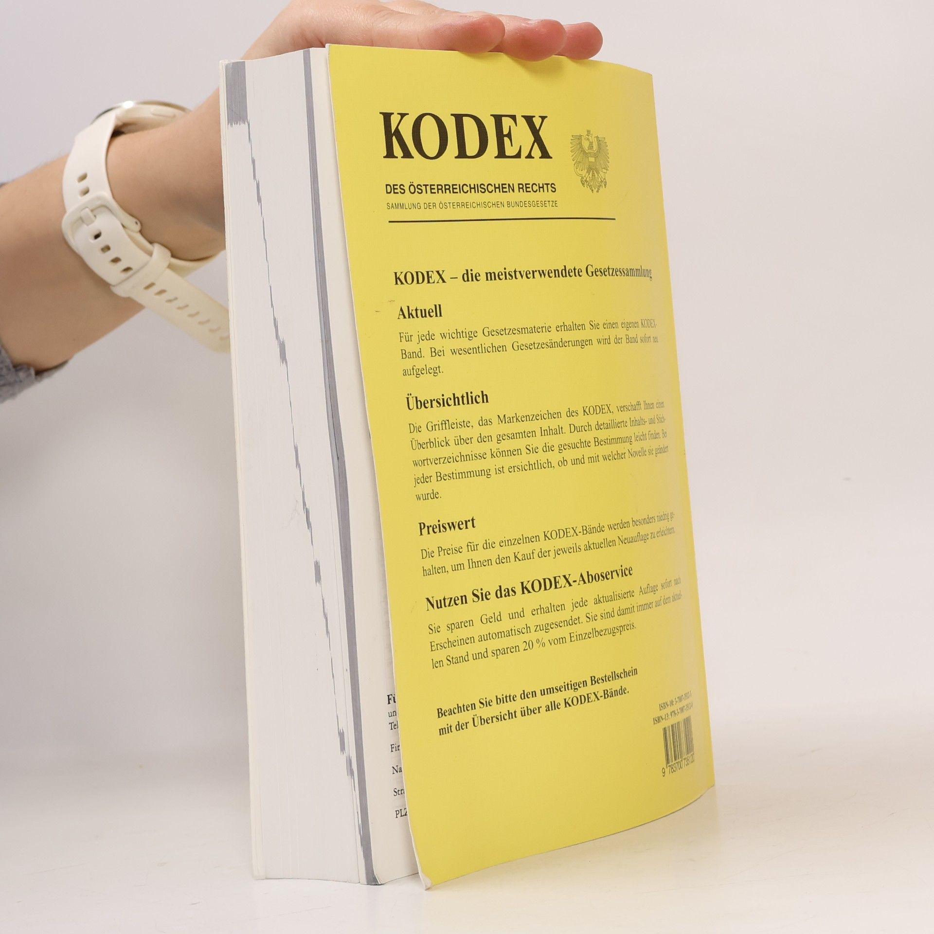 Franz Mohr Kodex des österreichischen Rechts - 33: Bürgerliches Recht