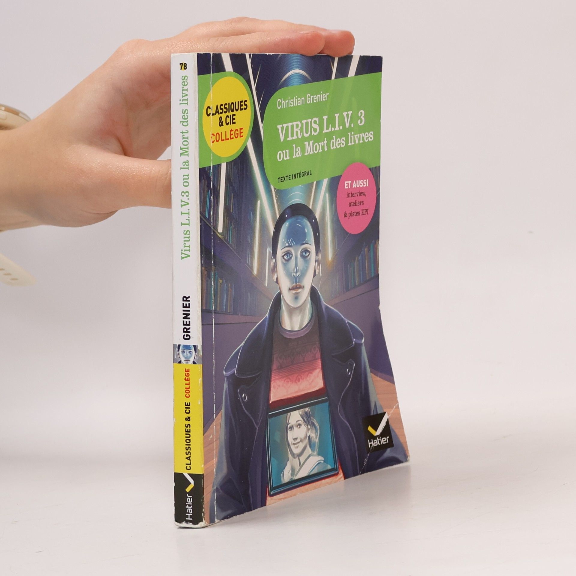 Christian Grenier Virus L.I.V. 3 ou La mort des livres