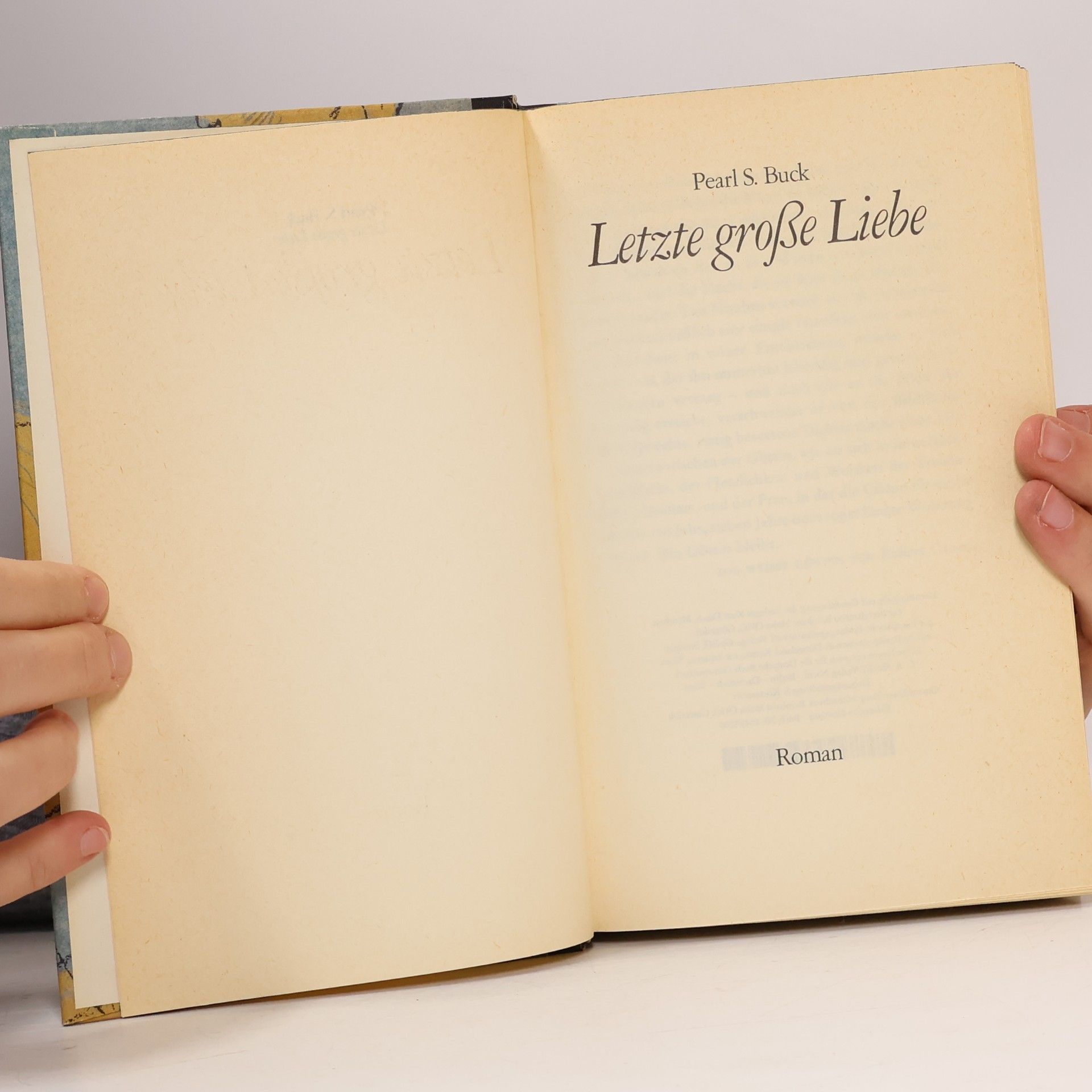 Pearl S. Buck Letzte große Liebe