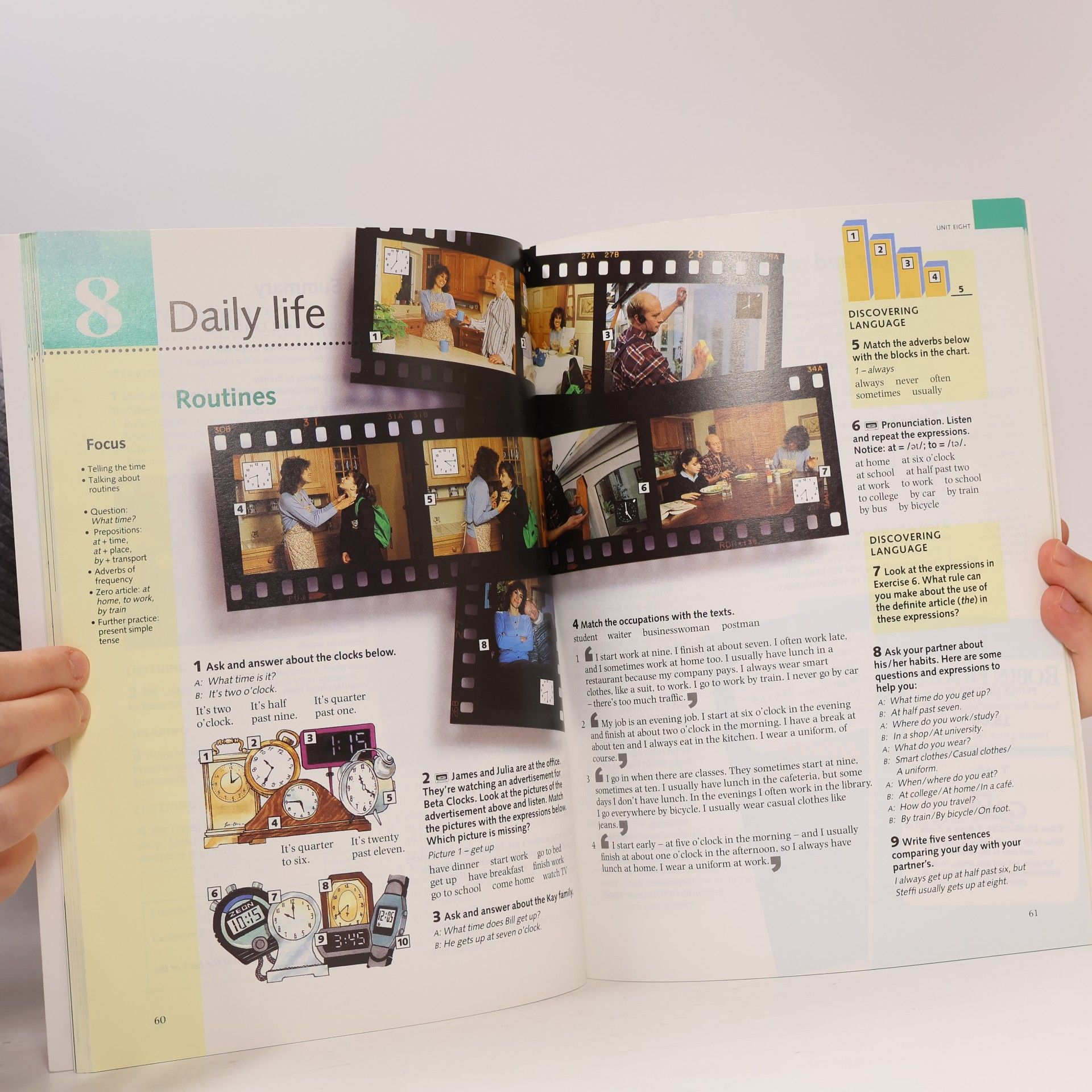 Andy Hopkins Look ahead classroom course : students' book 1
