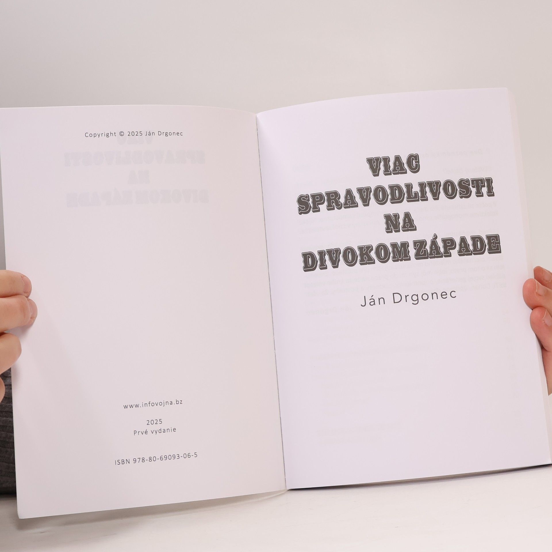 Ján Drgonec Viac spravodlivosti na Divokom Západe