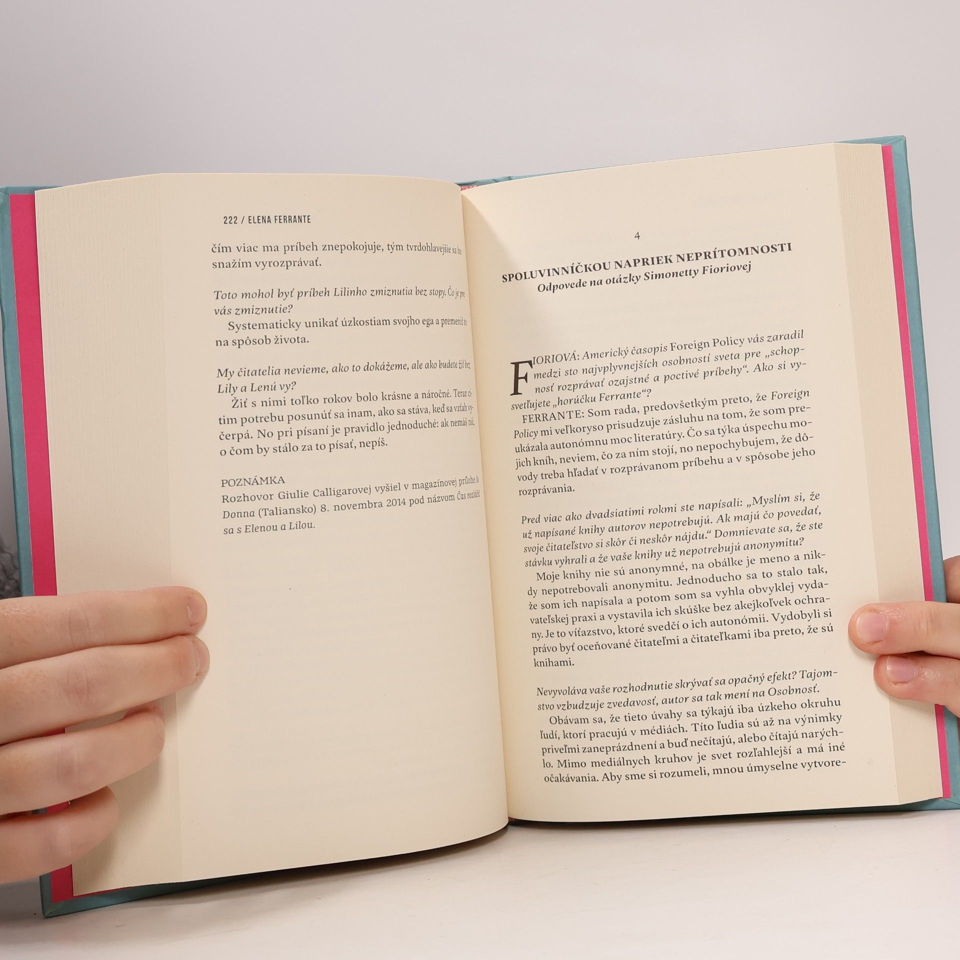 Elena Ferrante Frantumaglia