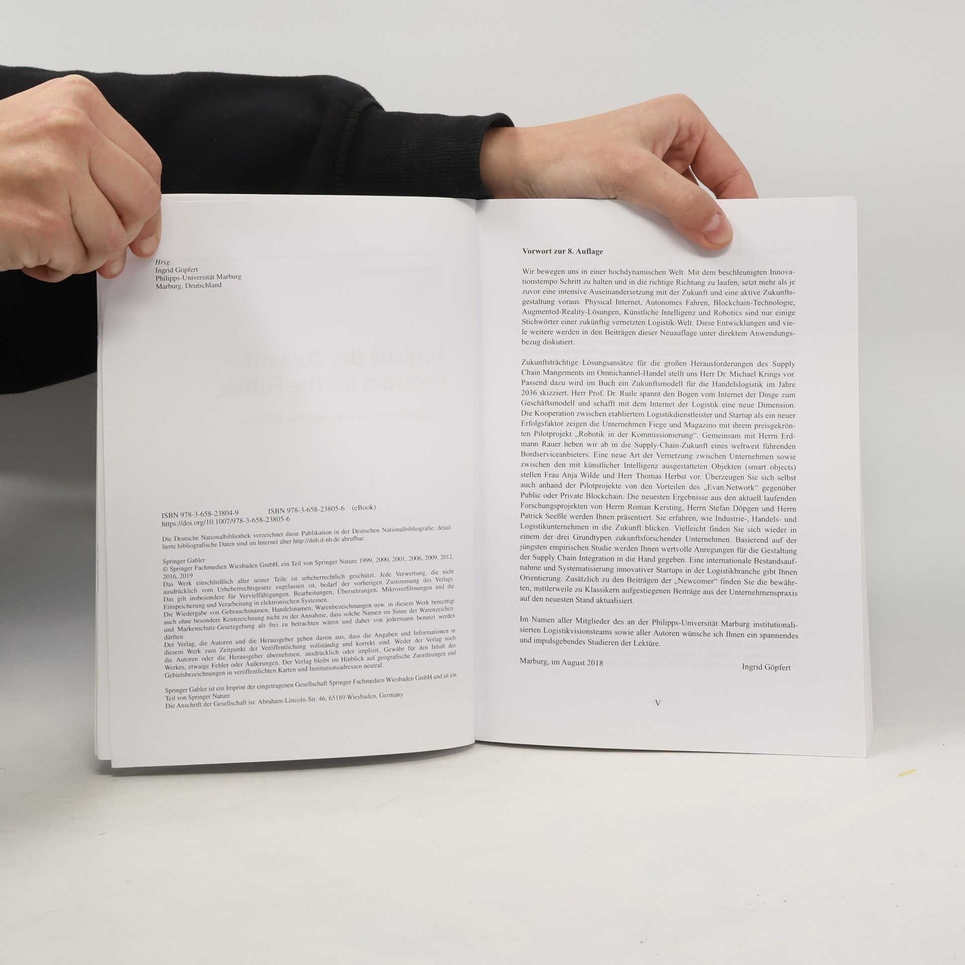 Ingrid Göpfert Logistik der Zukunft - 8. Auflage